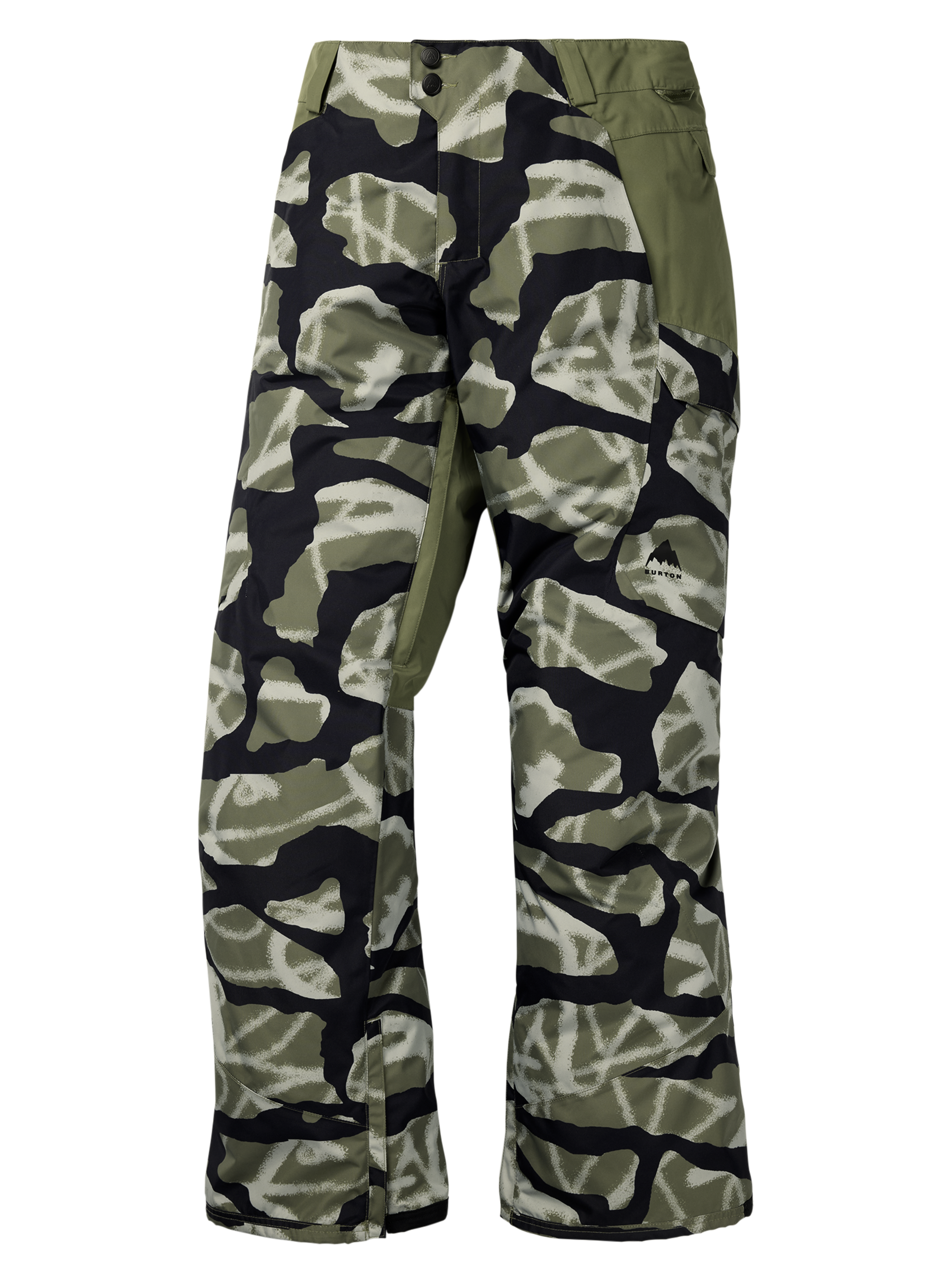Product image of Women's Burton Reserve 2L Insulated Pants[Variant:Graffiti Camo / Forest Moss]