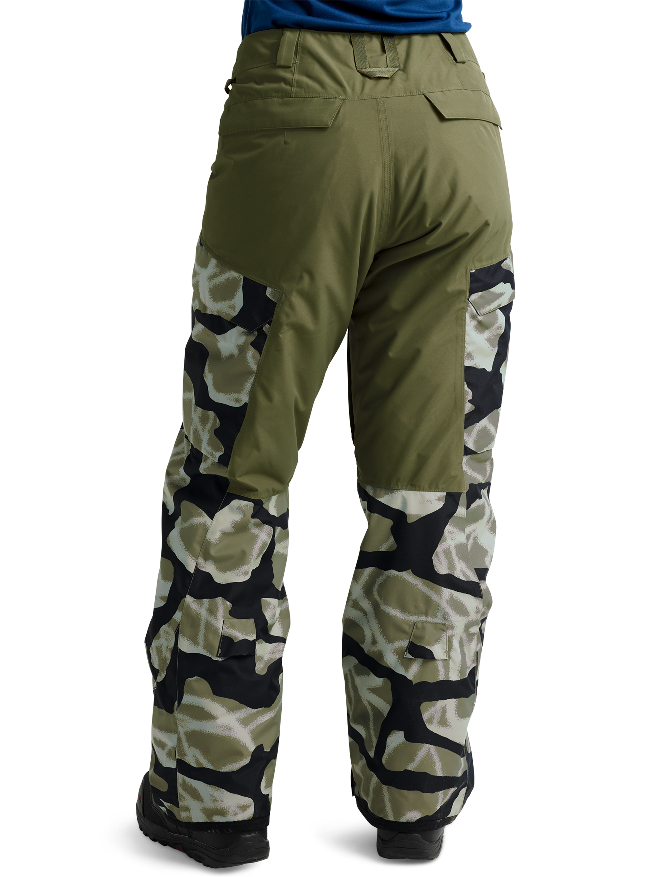 Product image of Women's Burton Reserve 2L Insulated Pants[Variant:Graffiti Camo / Forest Moss]