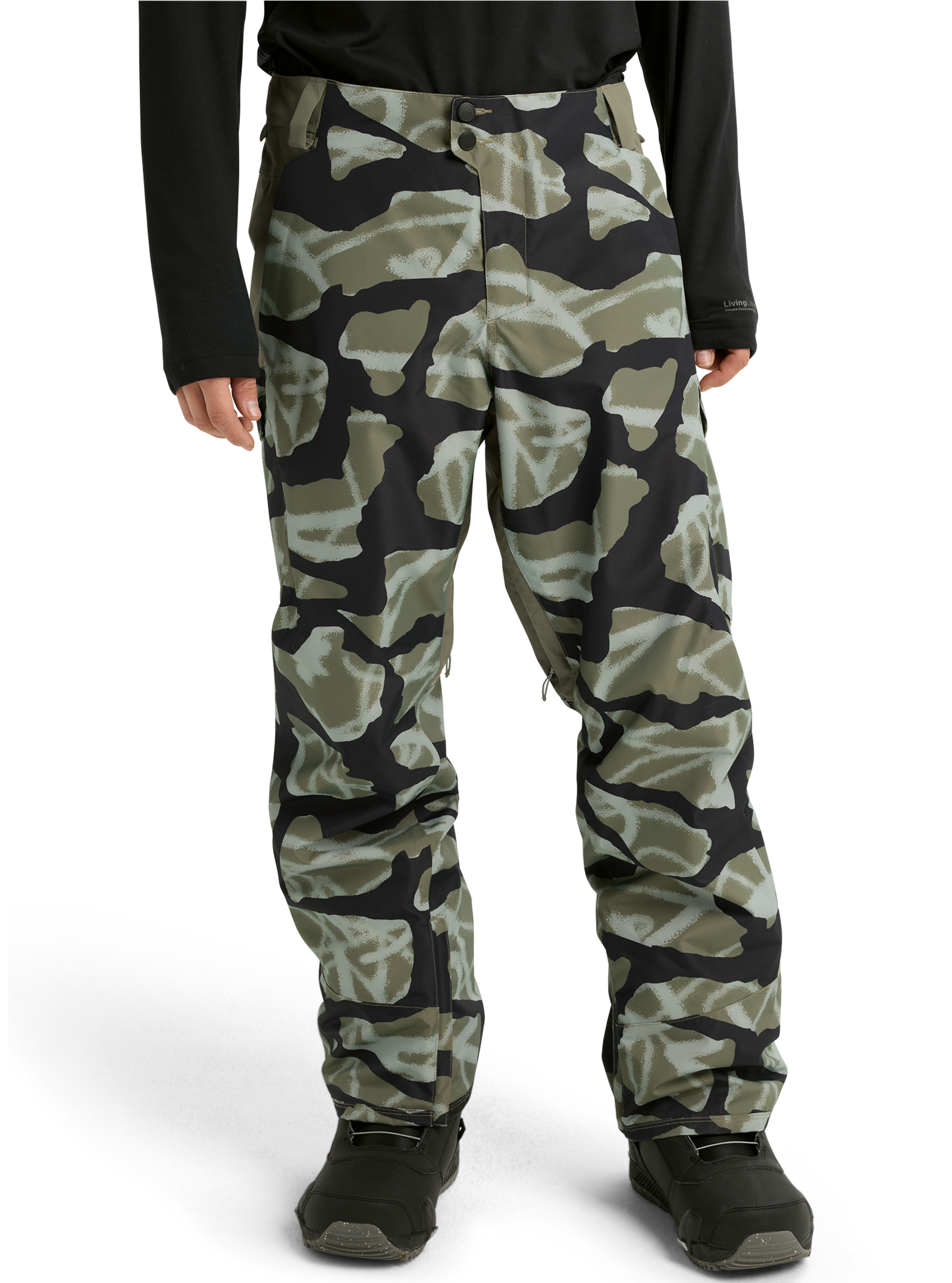 Product image of Men's Burton Reserve 2L Pants[Variant:Graffiti Camo / Forest Moss]