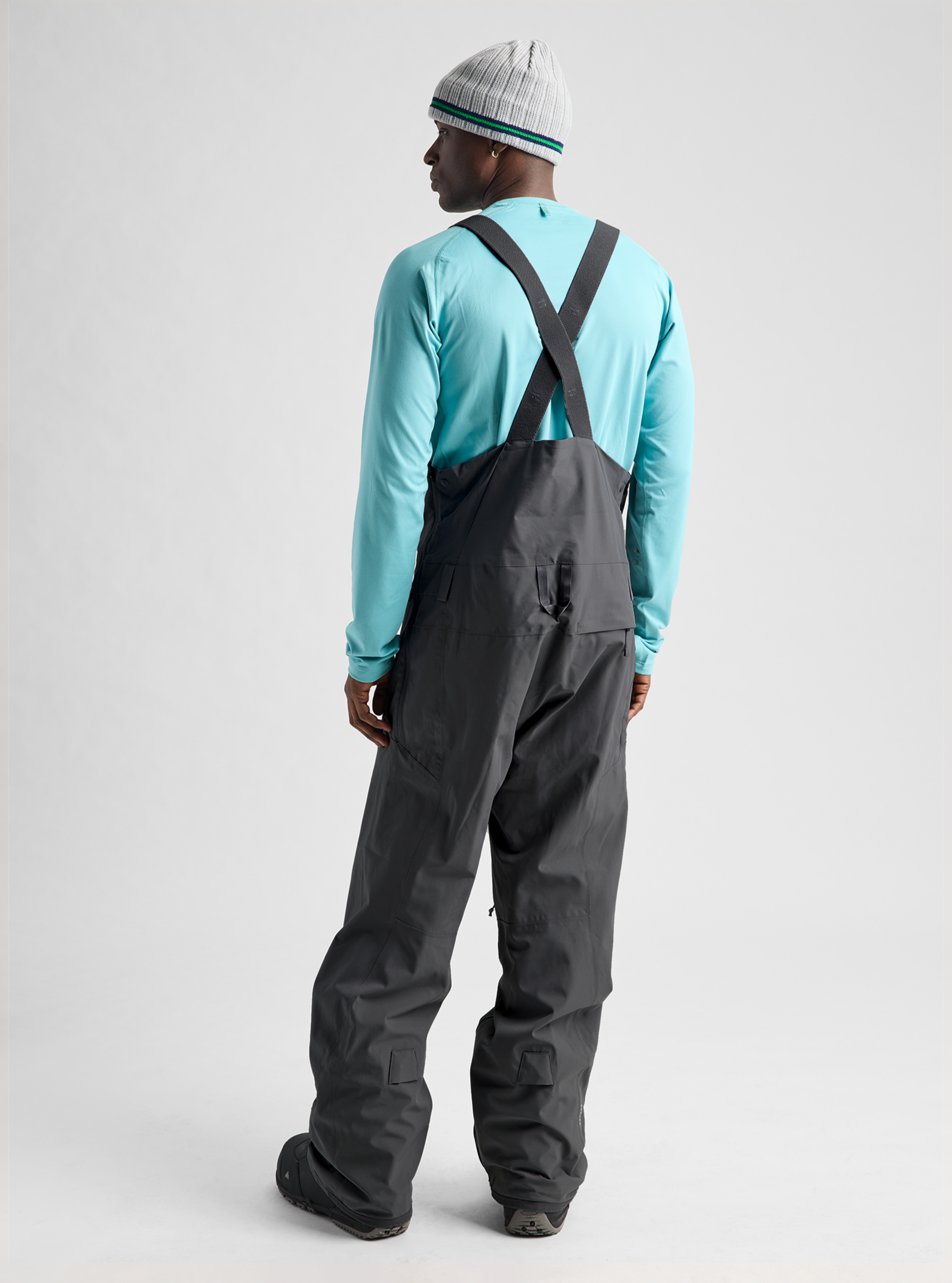 Product image of Men's Burton Reserve 2L Stretch Bib Pants[Variant:Gotham Gray]