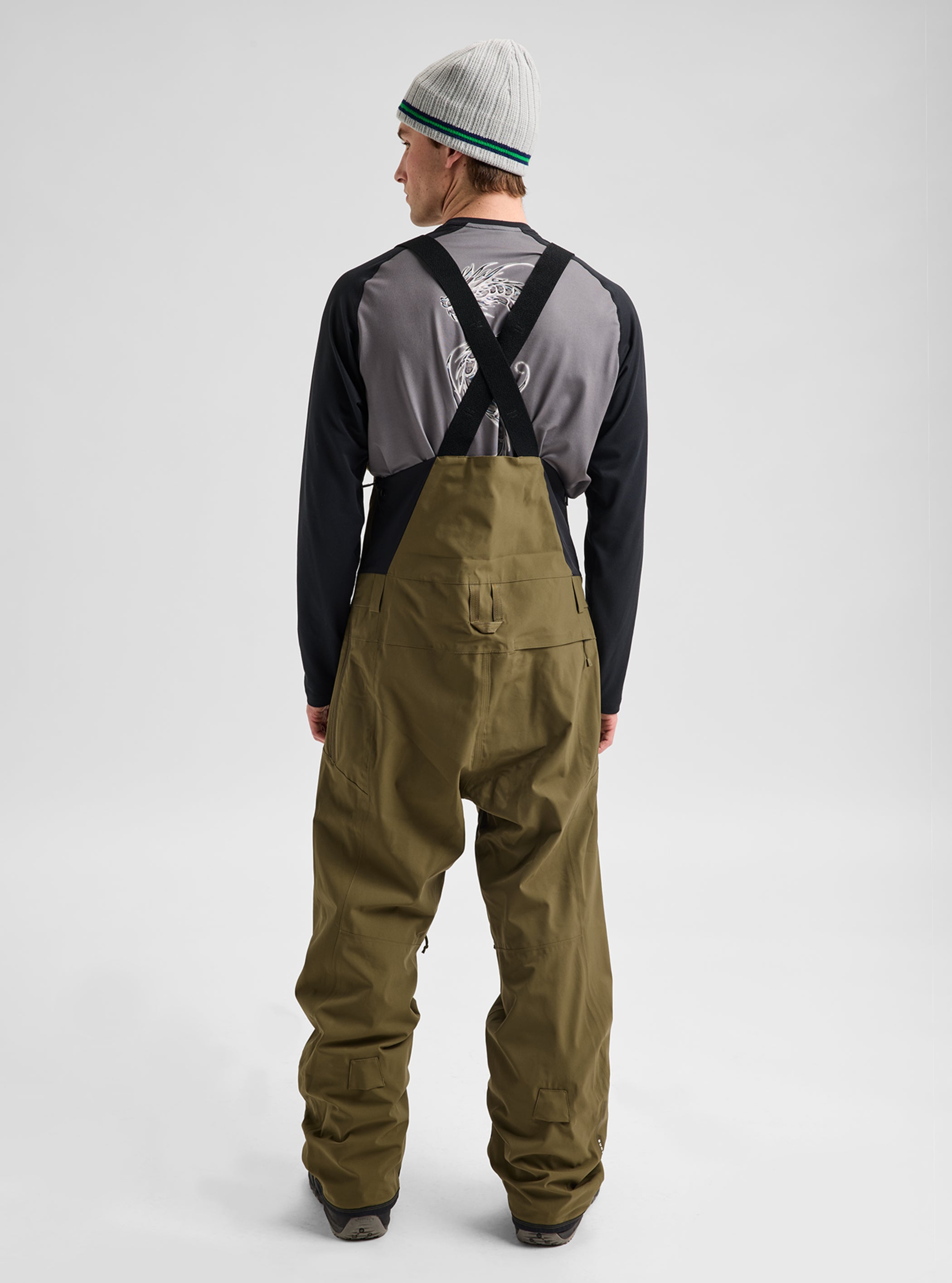 Product image of Men's Burton Reserve 2L Stretch Bib Pants[Variant:Dried Moss]