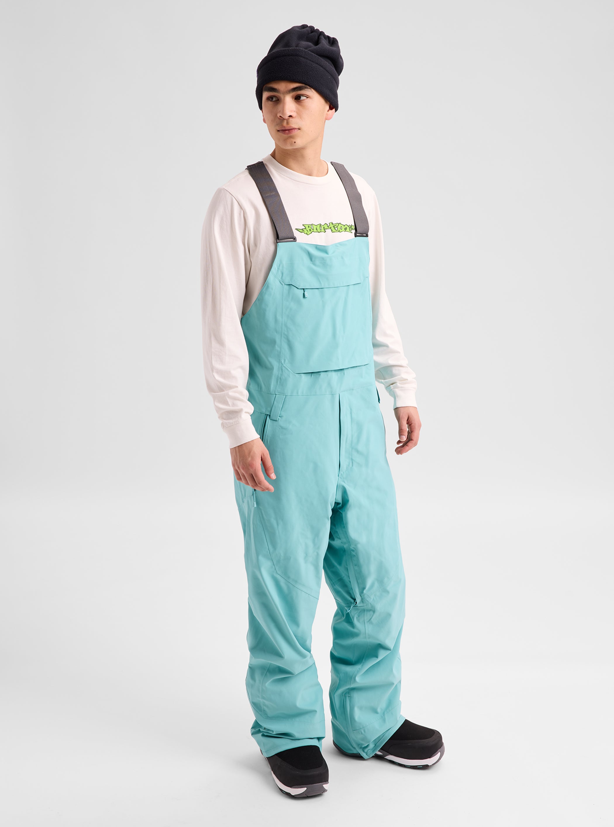 Product image of Men's Burton Reserve 2L Stretch Bib Pants[Variant:Mineral Blue]