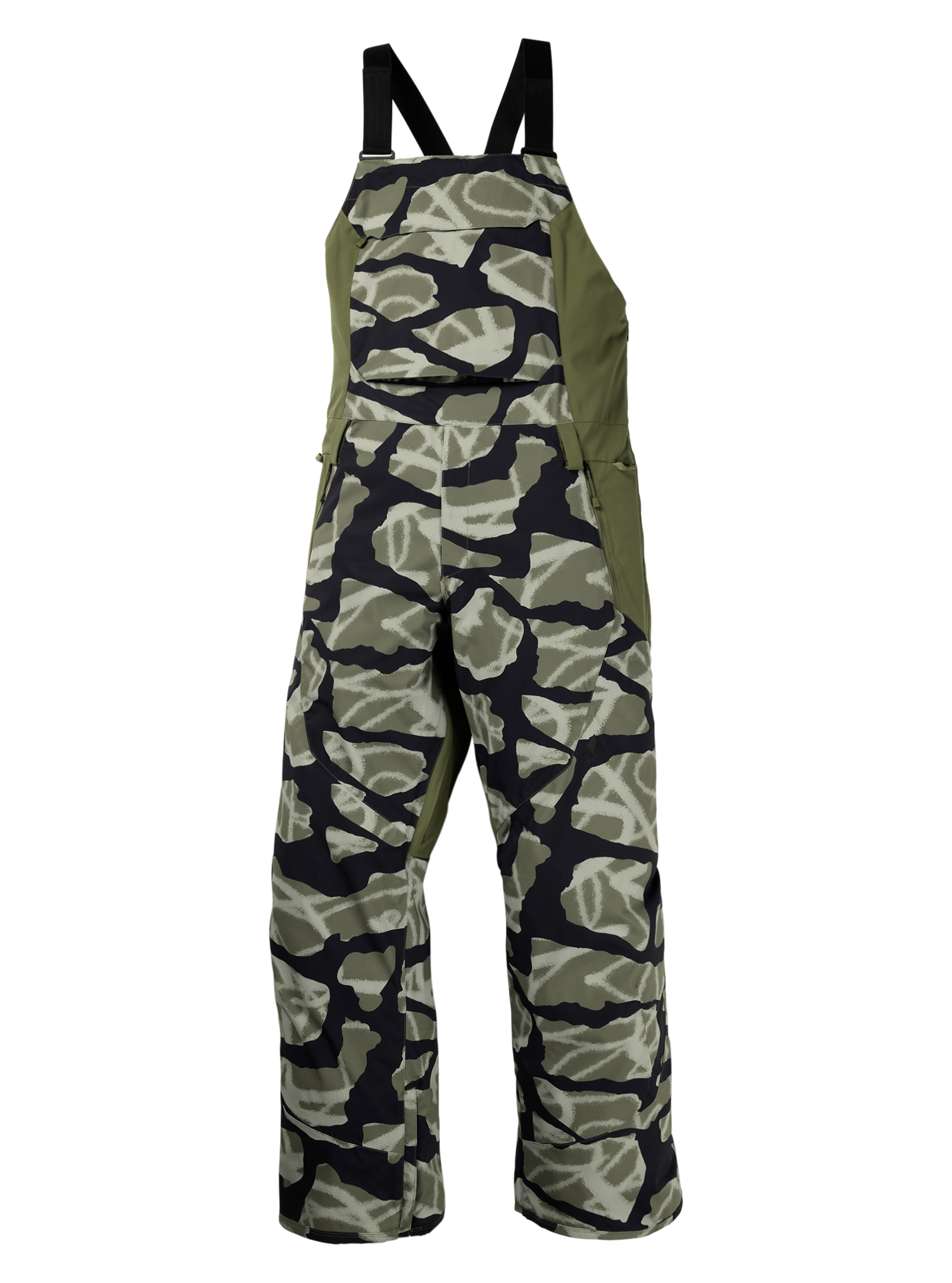 Product image of Men's Burton Reserve 2L Bib Pants[Variant:Graffiti Camo / Forest Moss]