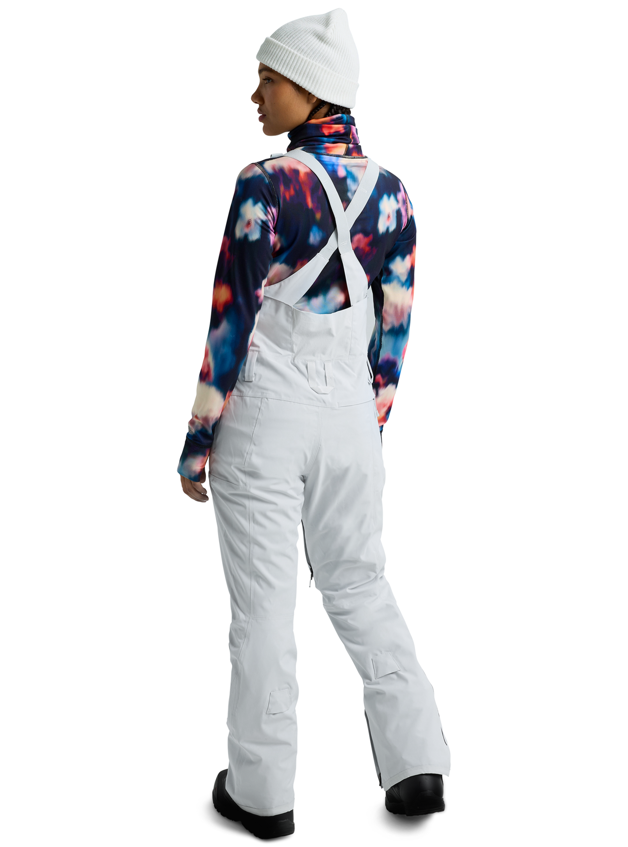 Product image of Women's Burton Reserve 2L Stretch Bib Pants[Variant:Gray Cloud]