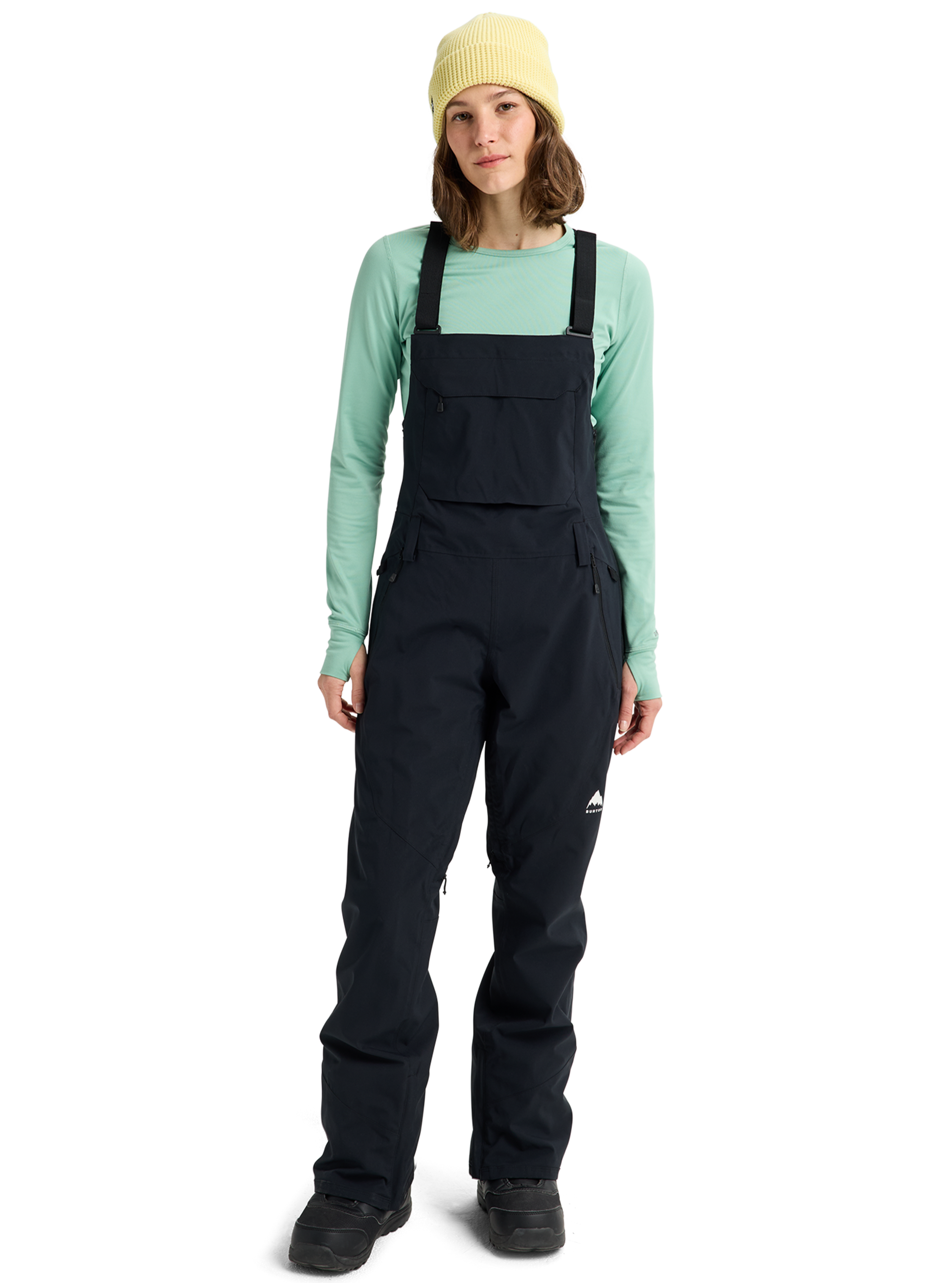 Product image of Women's Burton Reserve 2L Stretch Bib Pants[Variant:True Black]