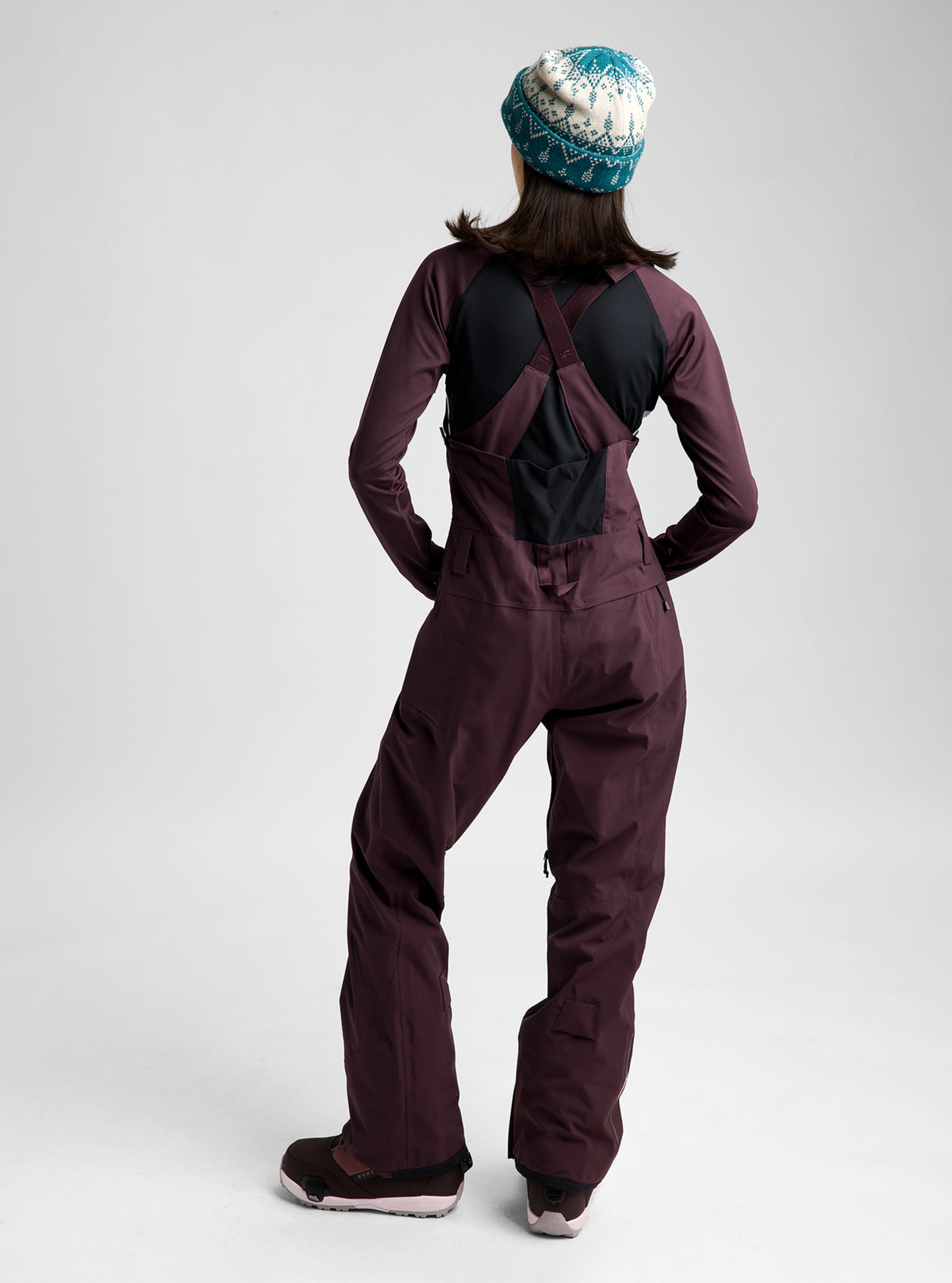 Product image of Women's Burton Reserve 2L Stretch Slim Bib Pants[Variant:Bear Hug Brown]