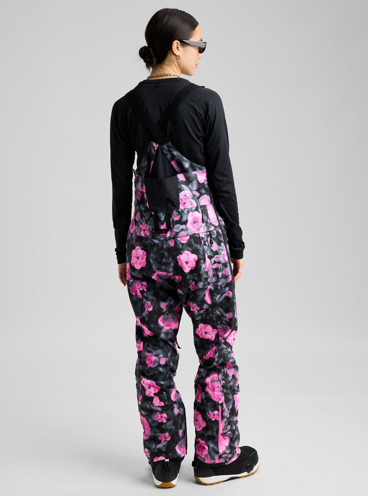 Product image of Women's Burton Reserve 2L Stretch Slim Bib Pants[Variant:Shockwave Floral]
