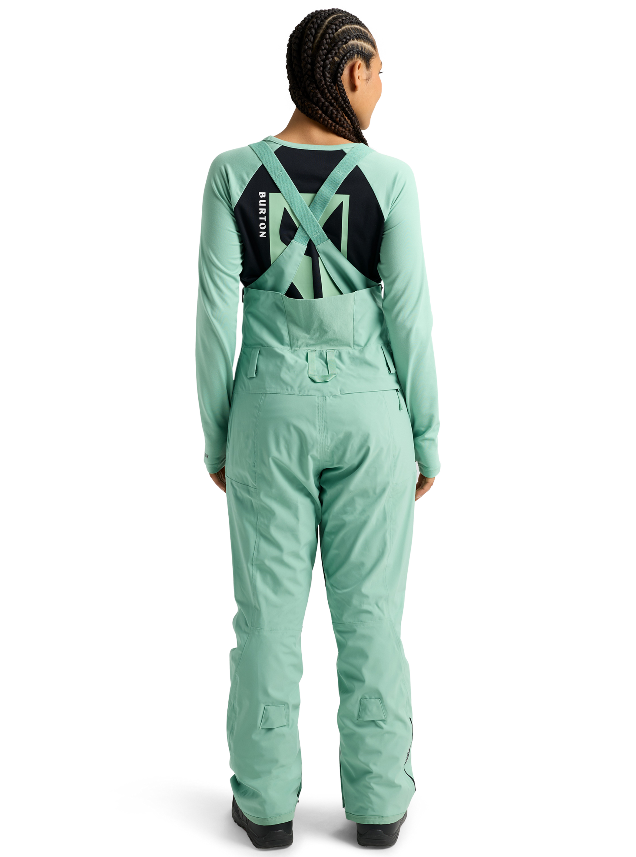 Product image of Women's Burton Reserve 2L Stretch Bib Pants[Variant:Soft Sage]
