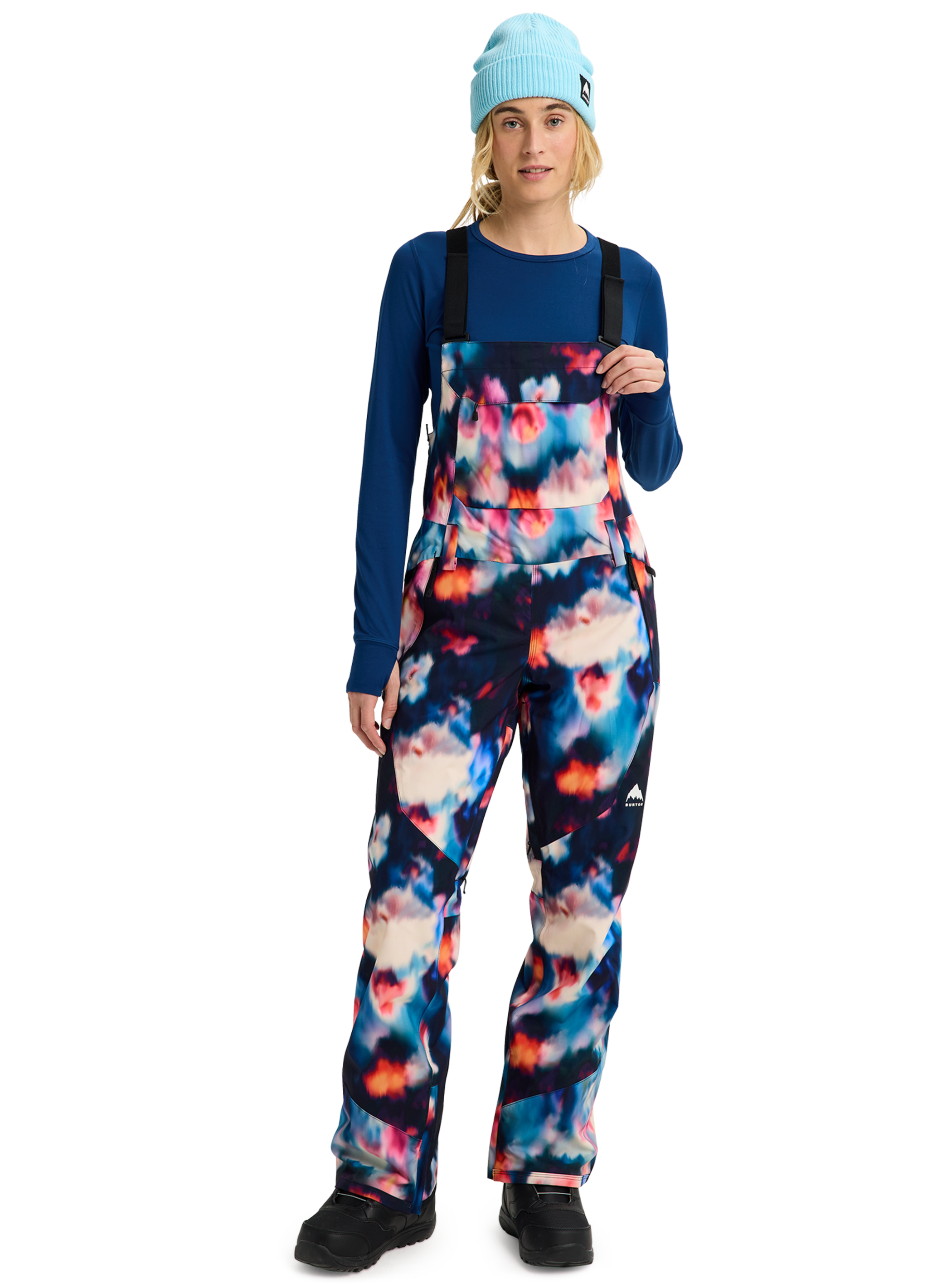 Product image of Women's Burton Reserve 2L Stretch Bib Pants[Variant:Floral Blur]