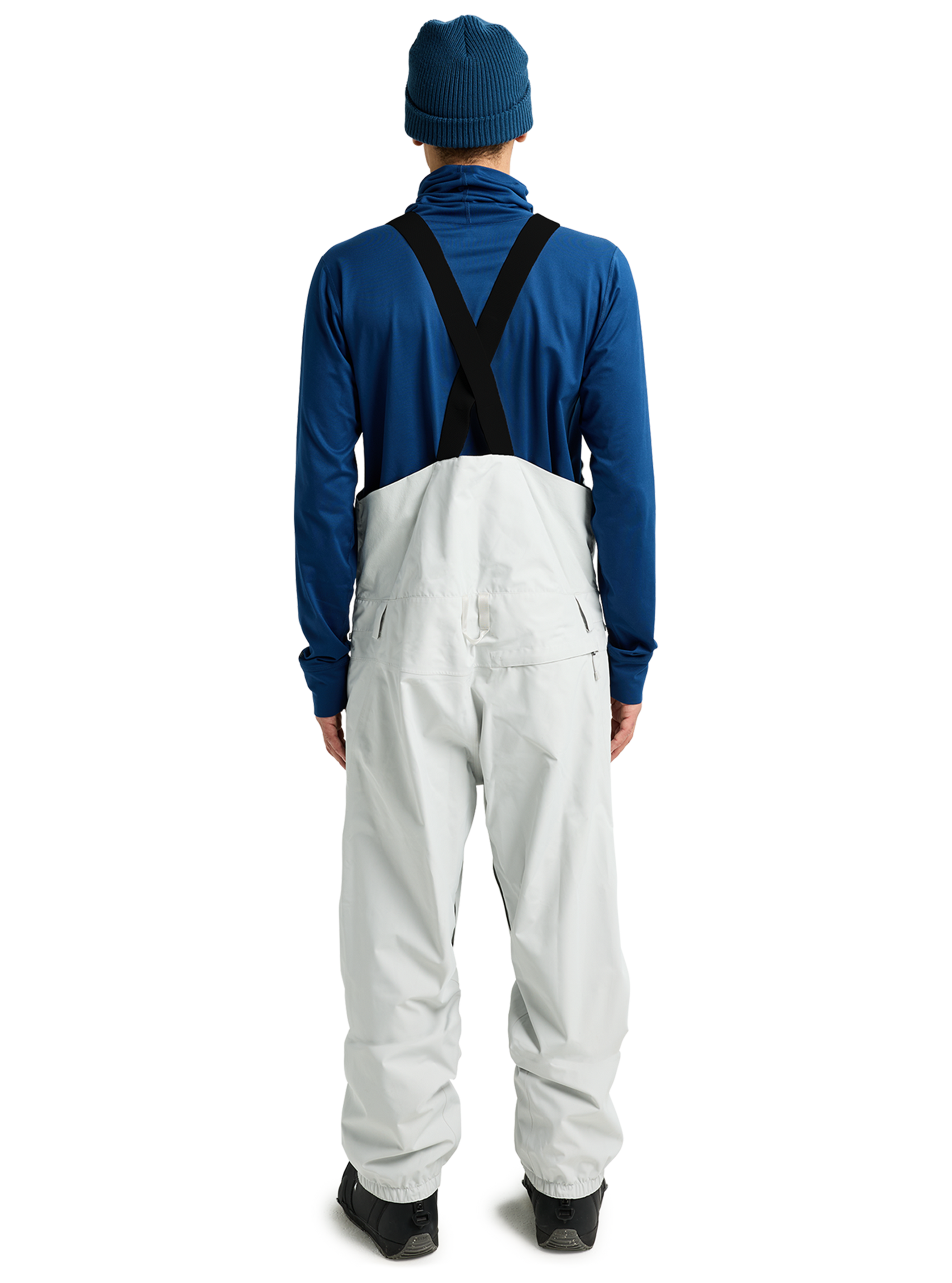 Product image of Men's Burton Reserve 2L Relaxed Bib Pants[Variant:Gray Cloud]