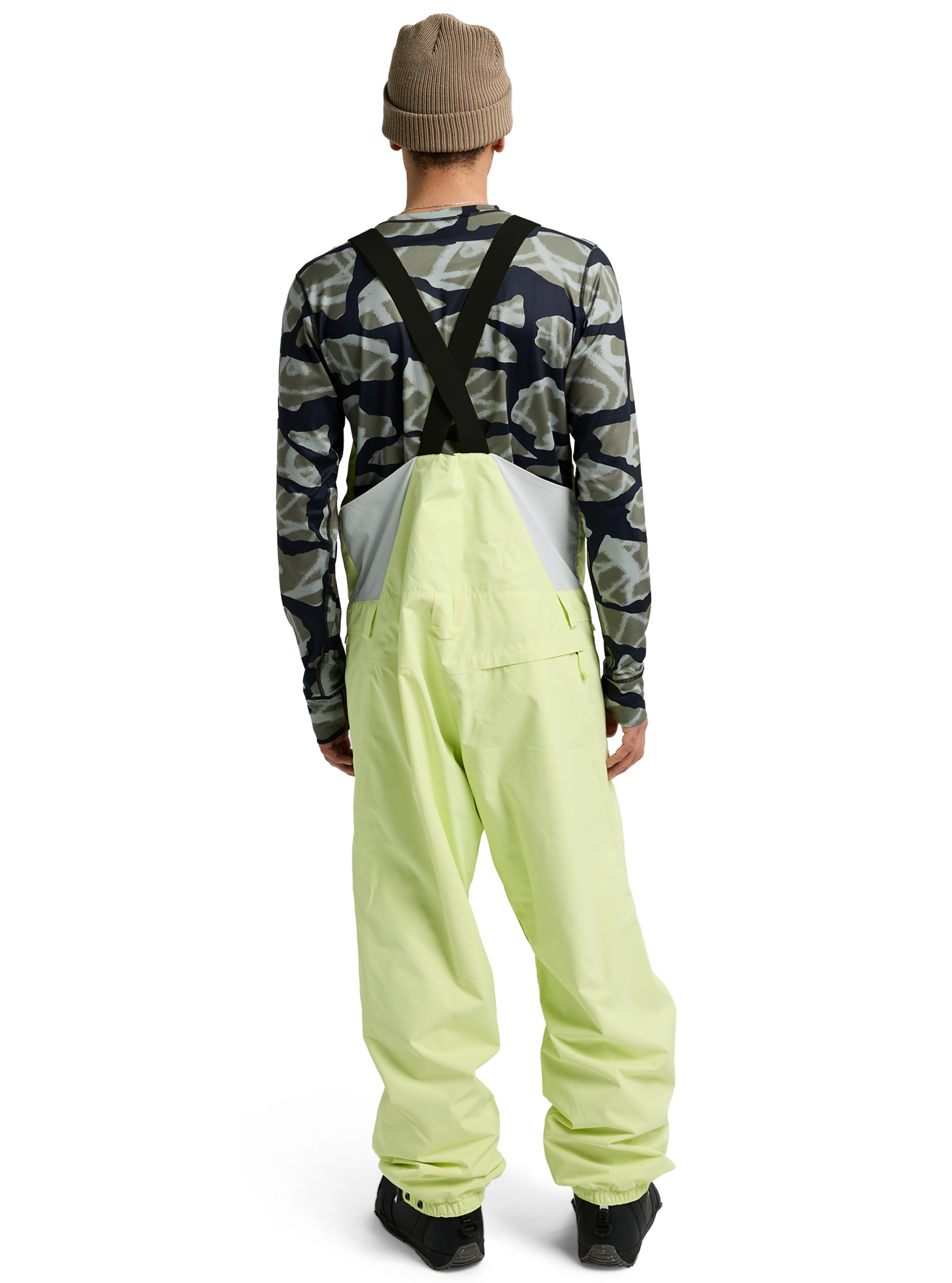 Product image of Men's Burton Reserve 2L Relaxed Bib Pants[Variant:Glow Yellow Green]