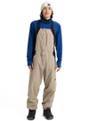 Product image of Men's Burton Reserve 2L Relaxed Bib Pants[Variant:Summit Taupe / True Black]