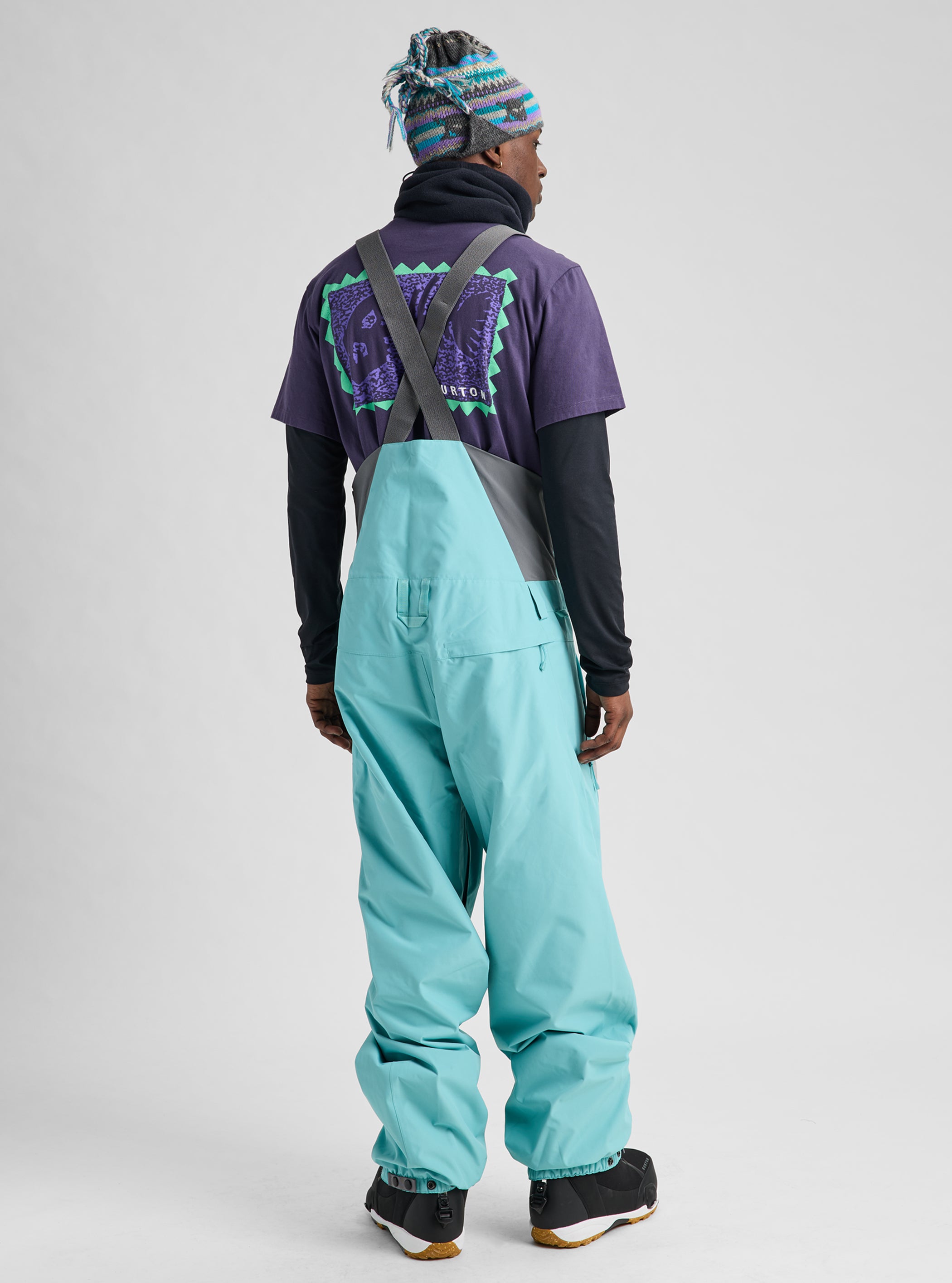 Product image of Men's Burton Reserve 2L Relaxed Bib Pants[Variant:Mineral Blue]
