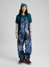Product image of Women's Burton Reserve 2L Bib Pants[Variant:Crystal Dye / True Black]