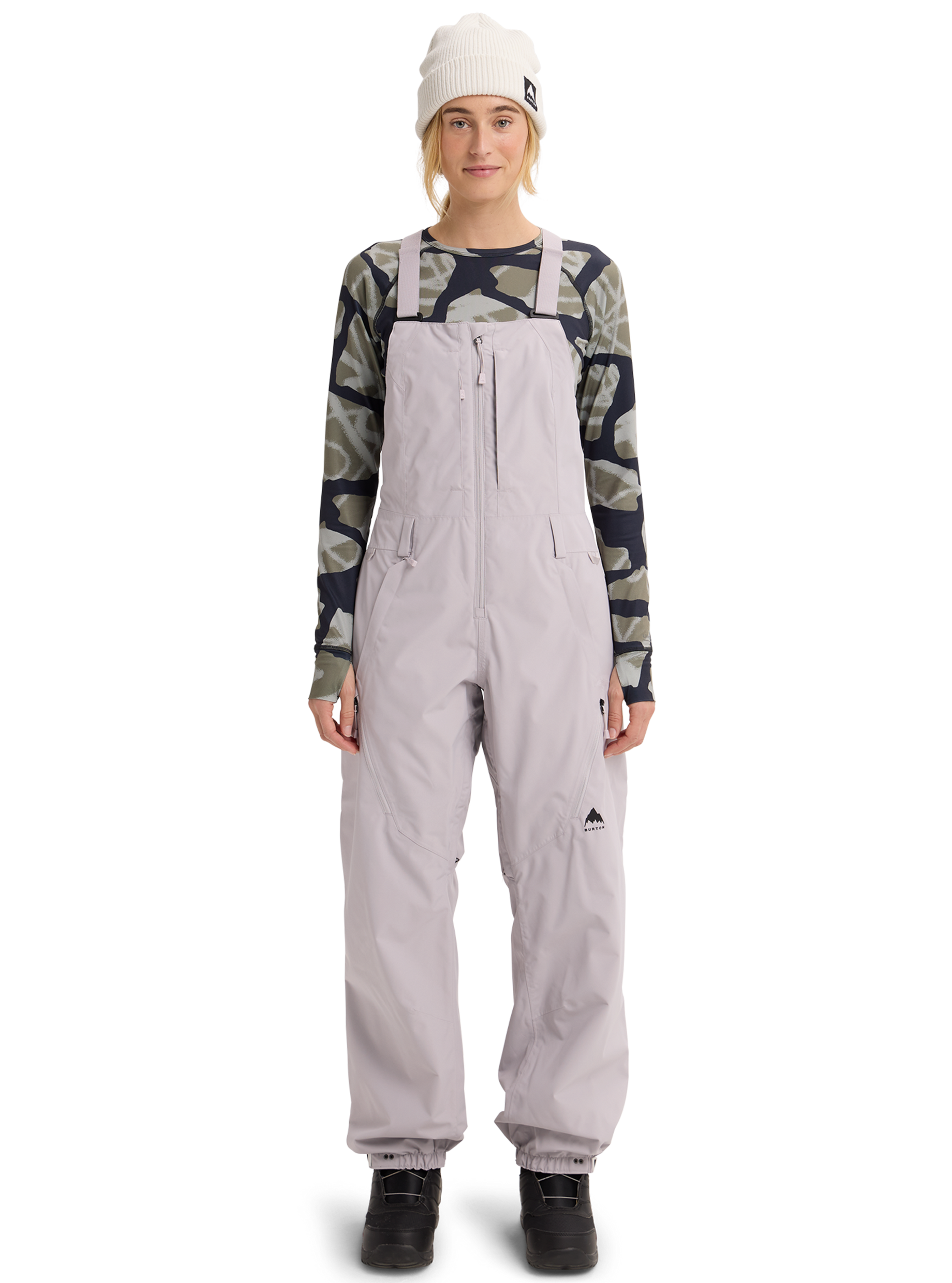 Product image of Women's Burton Reserve 2L Bib Pants[Variant:Washed Lavender]