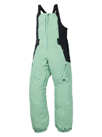 Product image of Women's Burton Reserve 2L Bib Pants[Variant:Soft Sage / True Black]