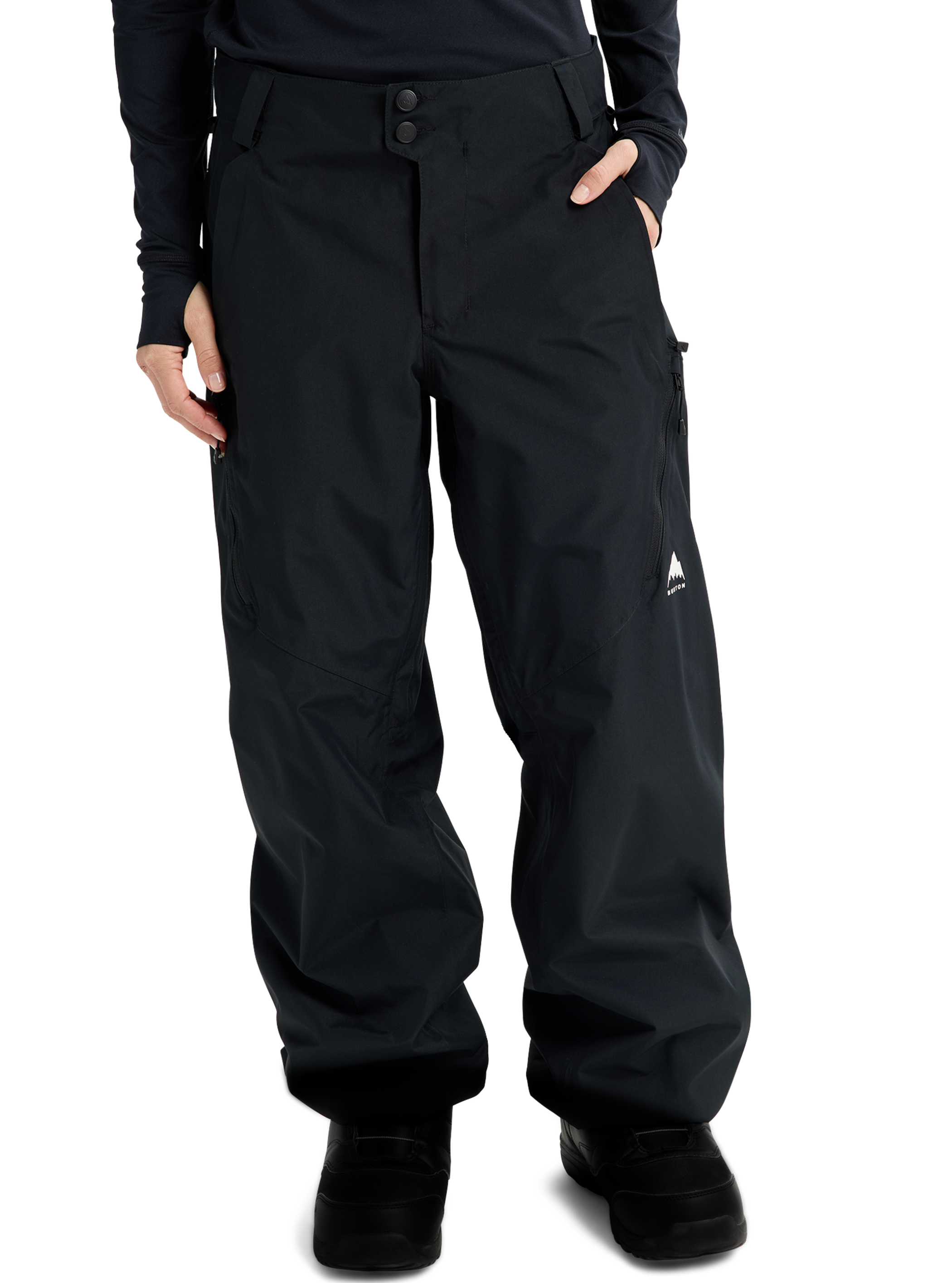 Product image of Women's Burton Reserve 2L Relaxed Pants[Variant:True Black]