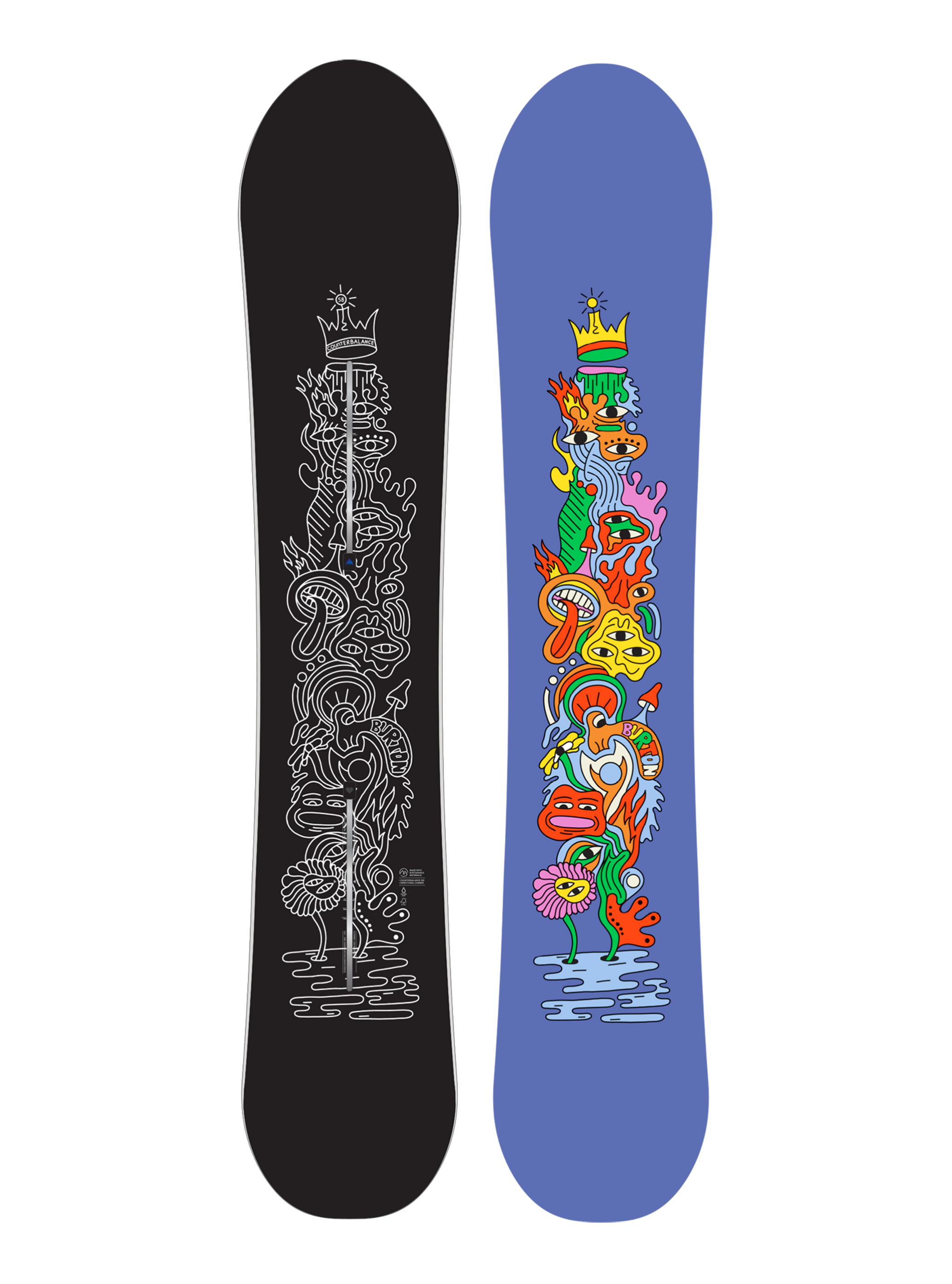 Product image of Burton Counterbalance Camber Snowboard[Variant:Hallucinate]