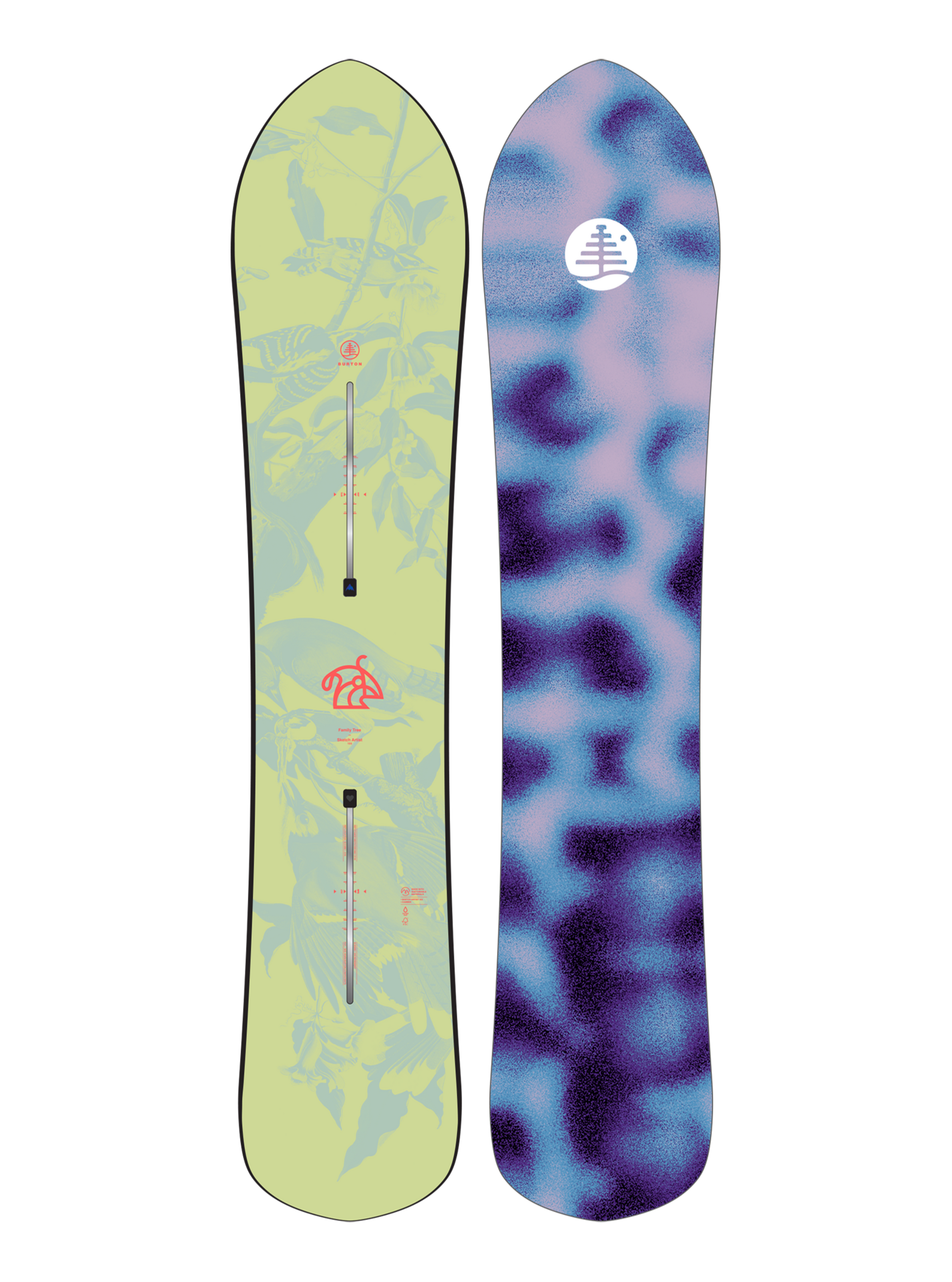 Product image of Burton Family Tree Sketch Artist Camber Snowboard[Variant:Graphic]