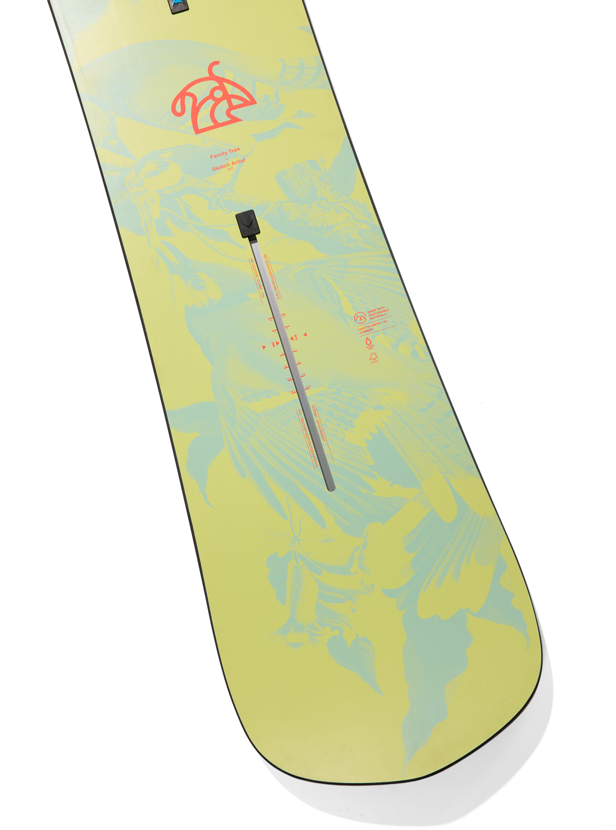 Burton Family Tree Sketch Artist Snowboard 2026