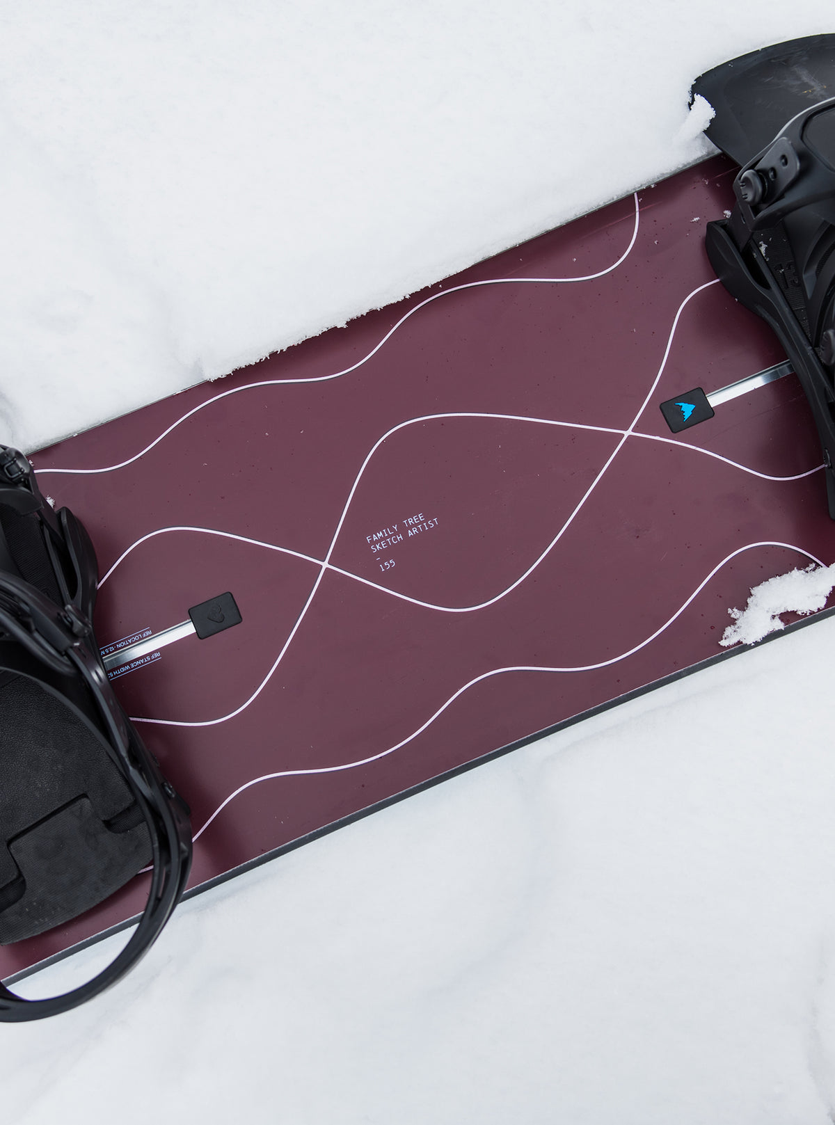 Burton Family Tree Sketch Artist Camber Snowboard