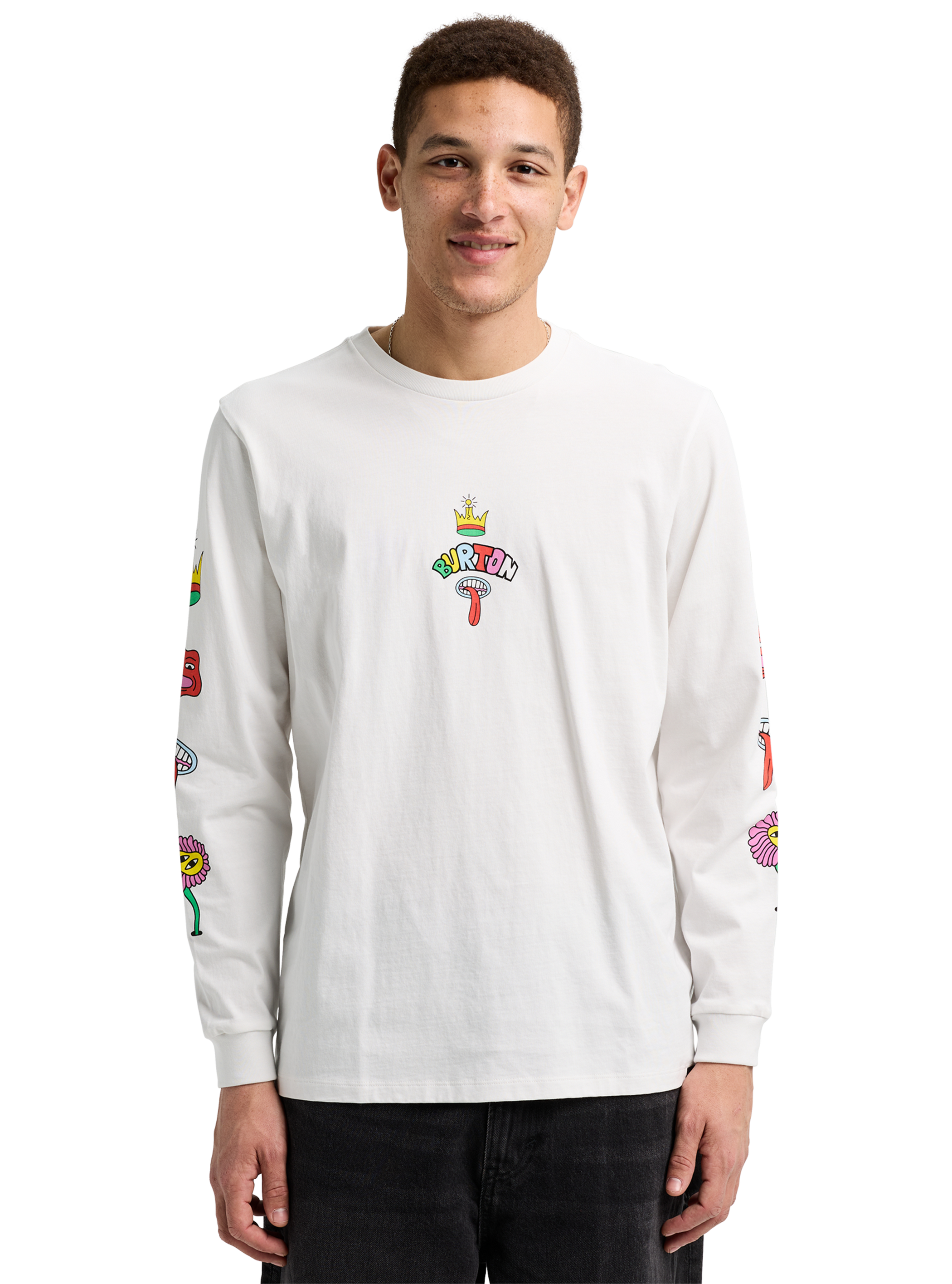Product image of Burton Counterbalance 26 Long Sleeve T-Shirt[Variant:Stout White]