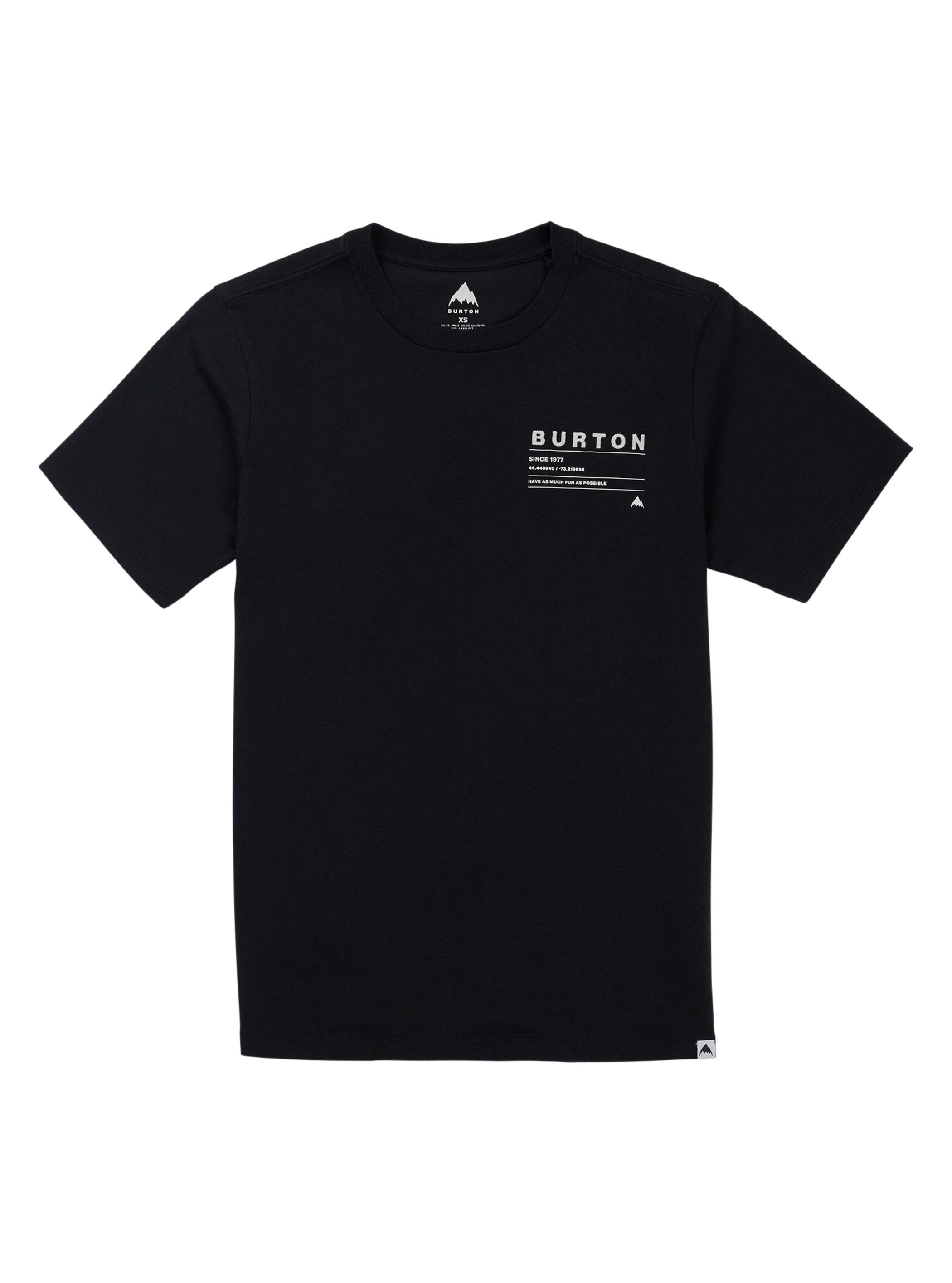 Product image of Burton Moretown Short Sleeve T-Shirt[Variant:True Black]
