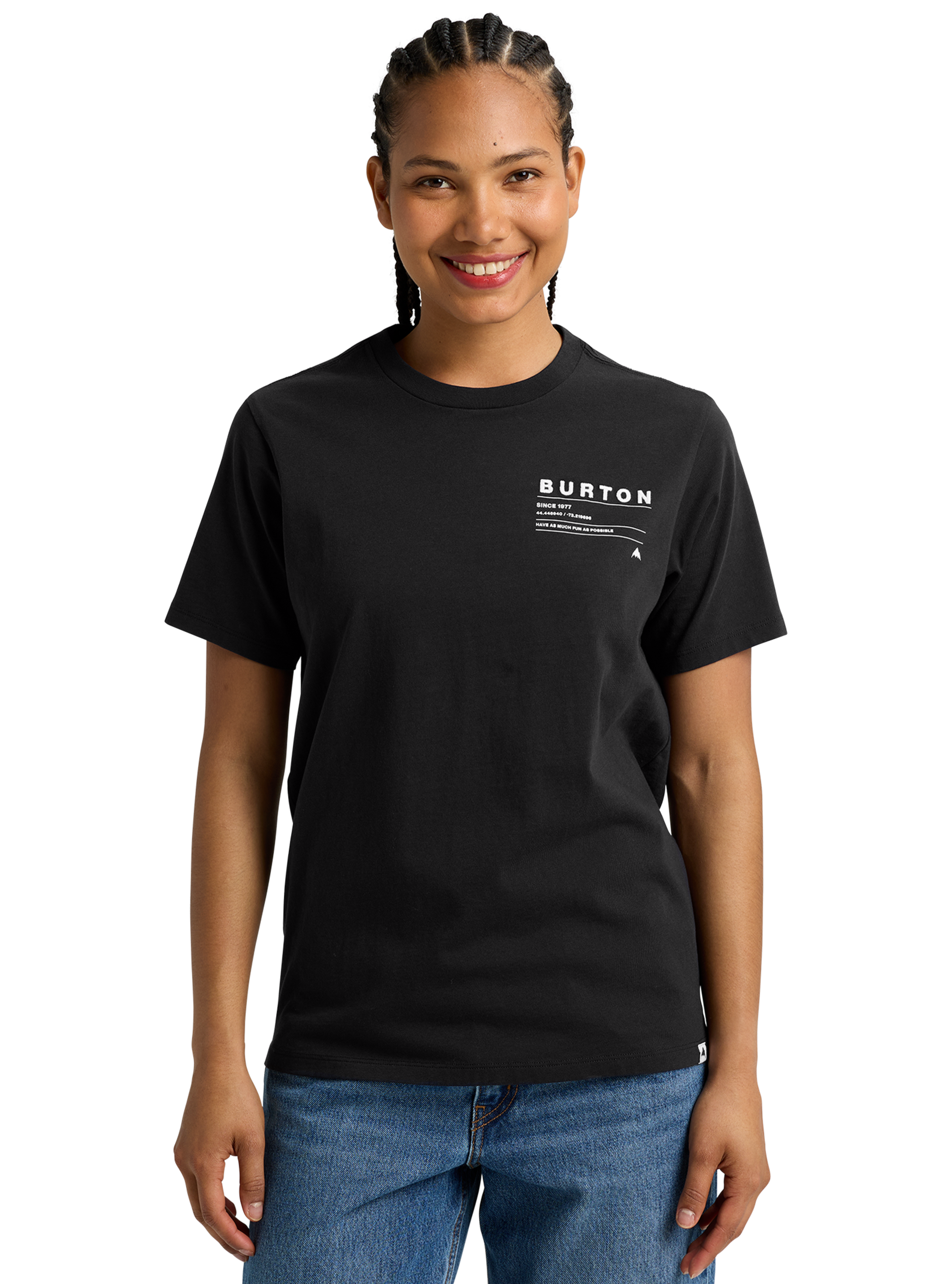 Product image of Burton Moretown Short Sleeve T-Shirt[Variant:True Black]