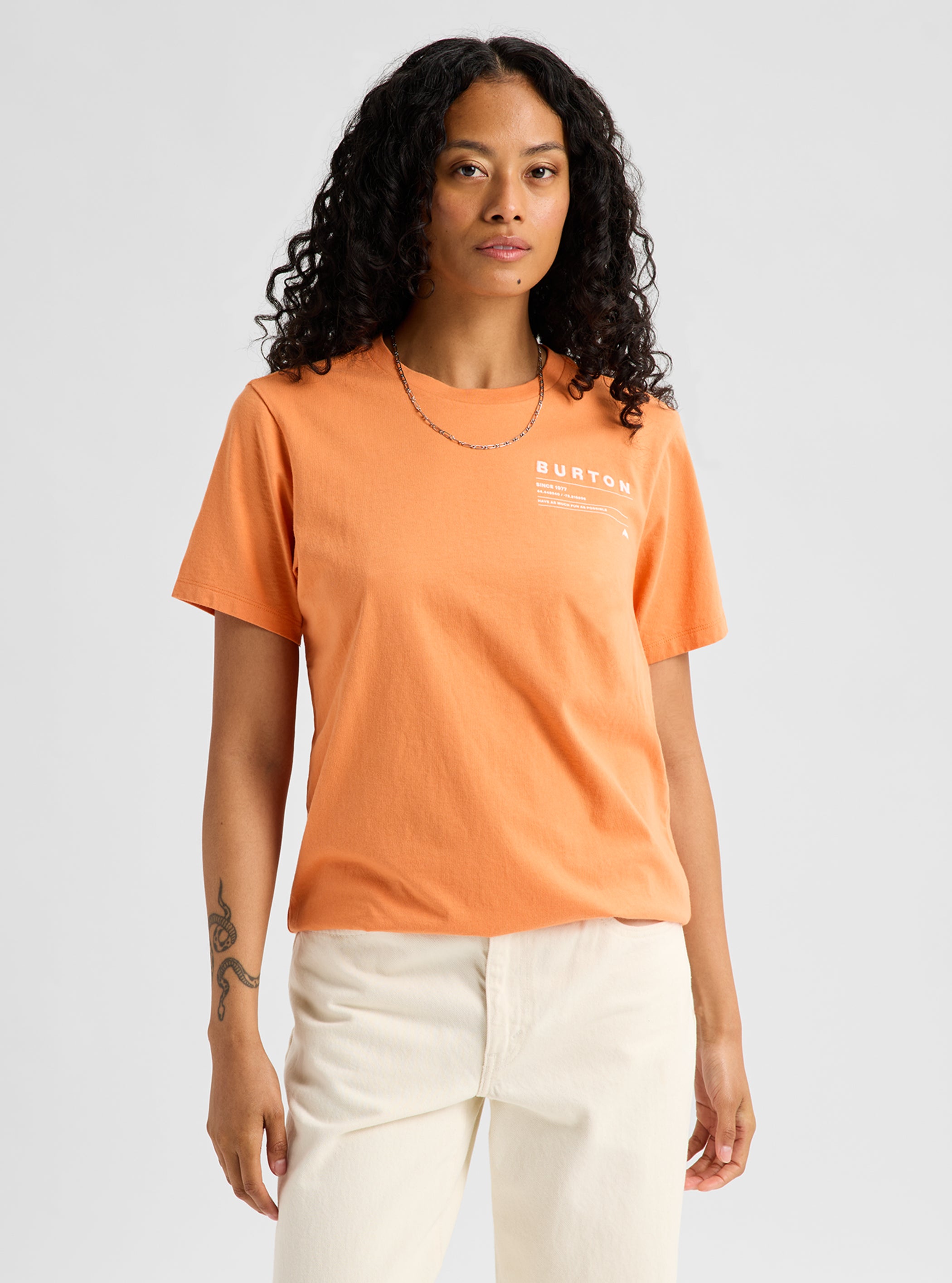 Product image of Burton Moretown Short Sleeve T-Shirt[Variant:Goldfish Orange]