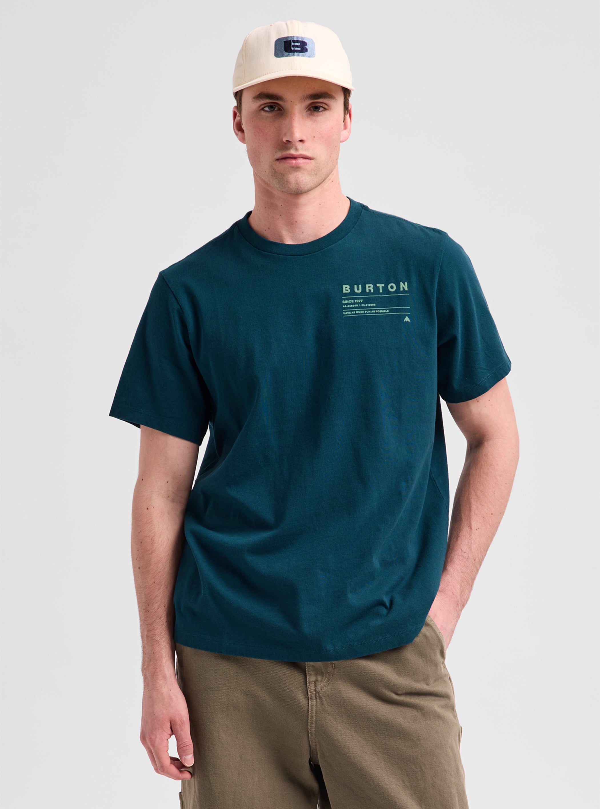 Product image of Burton Moretown Short Sleeve T-Shirt[Variant:Atlantic Teal]
