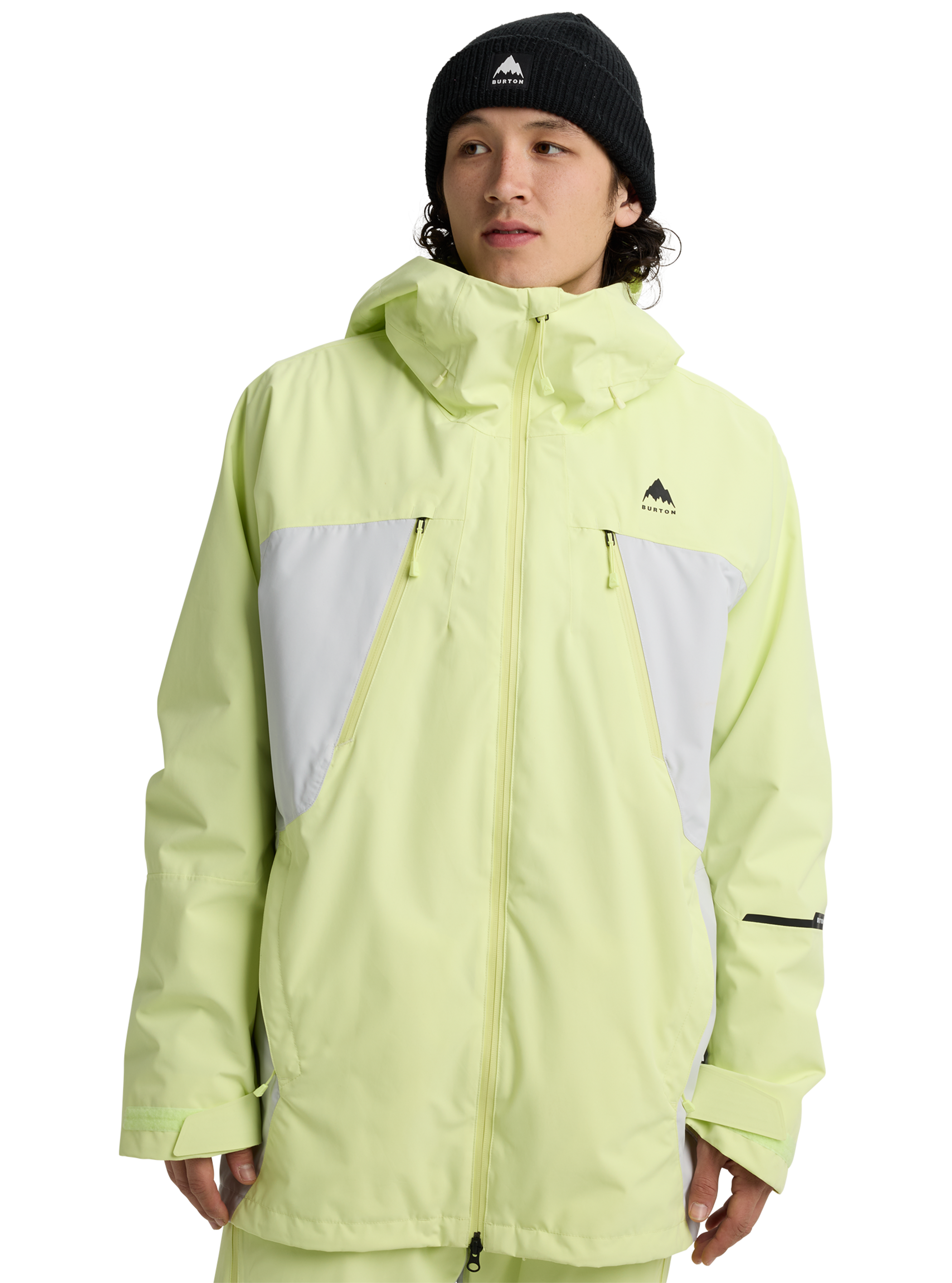 Product image of Men's Burton Reserve 2L 3-In-1 Jacket[Variant:Glow Yellow Green / Gray Cloud]