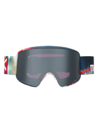 Product image of Anon M6 Goggles[Variant:Frame: Glitch Lines, Lens: Perceive Sunny Onyx (6% / S4), Spare Lens: Perceive Variable Violet (34% / S2)]