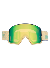 Product image of Anon M6 Goggles + Bonus Lens + MFI® Face Mask[Variant:Frame: Beechwood, Lens: Perceive Variable Green (22% / S2), Spare Lens: Perceive Cloudy Pink (53% / S1)]