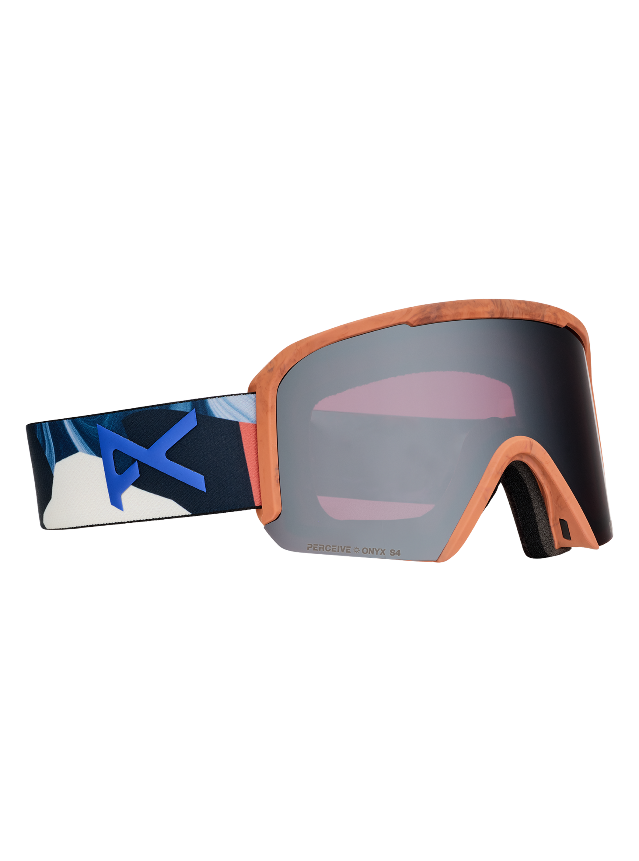 Product image of Anon Nesa S Goggles + Bonus Lens + MFI® Face Mask[Variant:Frame: Marble Collage, Lens: Perceive Variable Blue (21% / S2), Spare Lens: Perceive Cloudy Pink (53% / S1)]