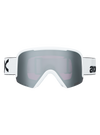Product image of Anon Nesa S Goggles + Bonus Lens + MFI® Face Mask[Variant:Frame: White, Lens: Perceive Sunny Onyx (6% / S4), Spare Lens: Perceive Cloudy Burst (59% / S1)]