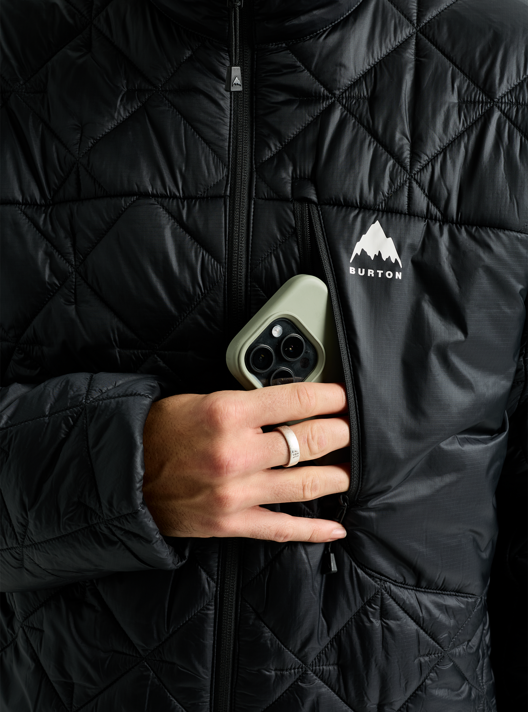 Manteau matelassé en matière synthétique d’épaisseur moyenne Reserve de Burton pour hommes