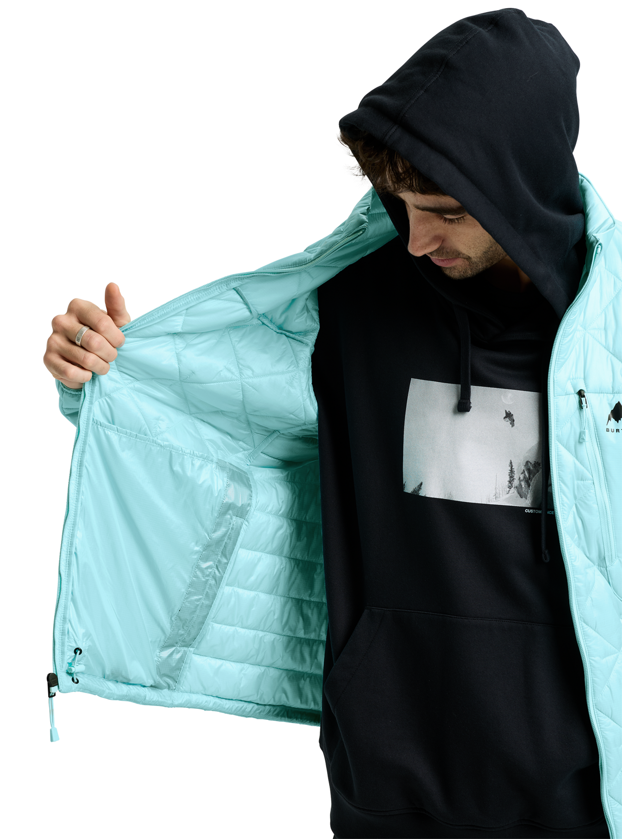 Manteau matelassé en matière synthétique d’épaisseur moyenne Reserve de Burton pour hommes
