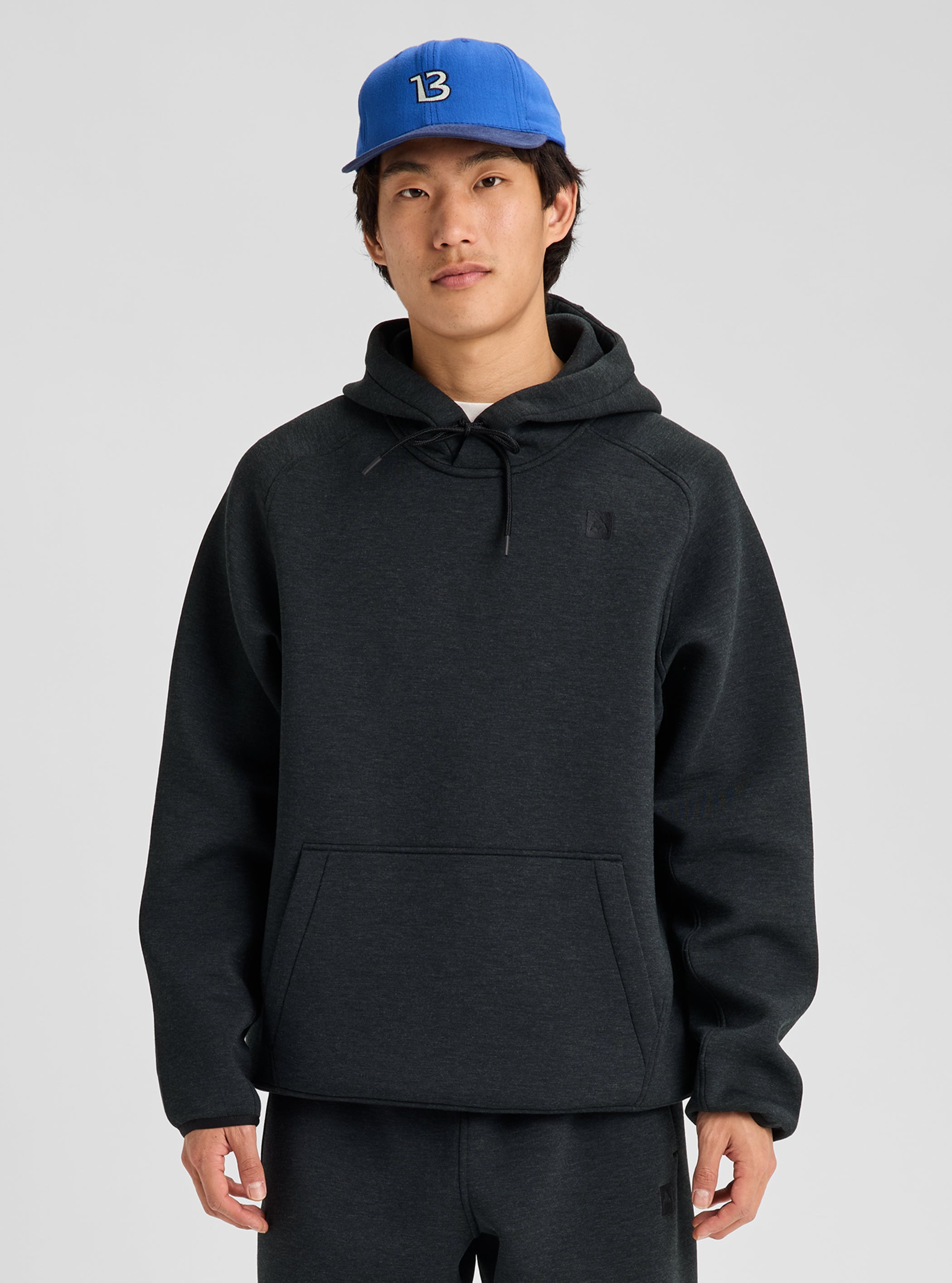 Product image of Men's Burton SpaceCloud Pullover Hoodie[Variant:True Black Heather]