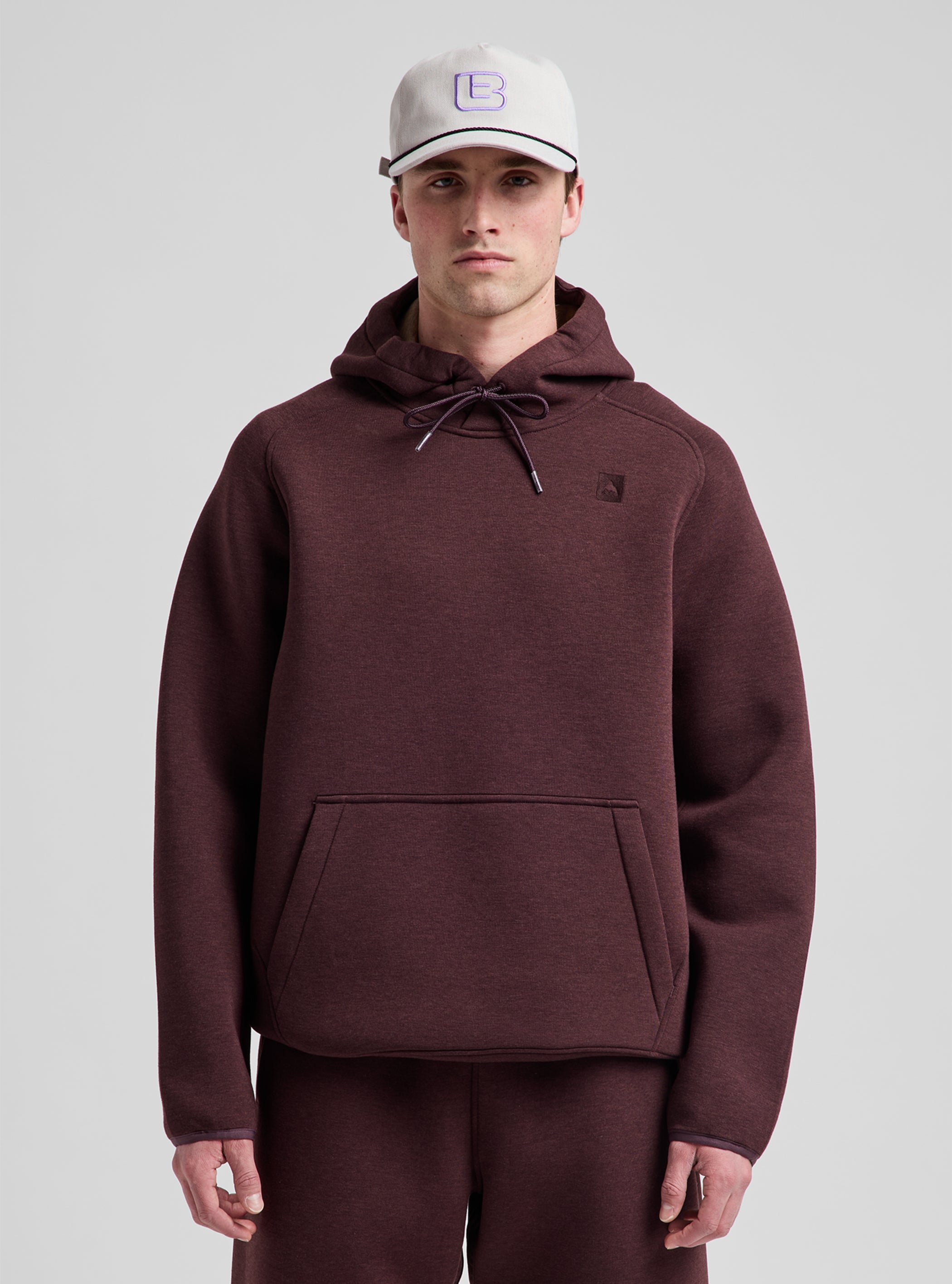 Product image of Men's Burton SpaceCloud Pullover Hoodie[Variant:Bear Hug Brown Heather]