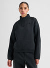 Product image of Women's Burton SpaceCloud 1/4 Zip Top[Variant:True Black Heather]