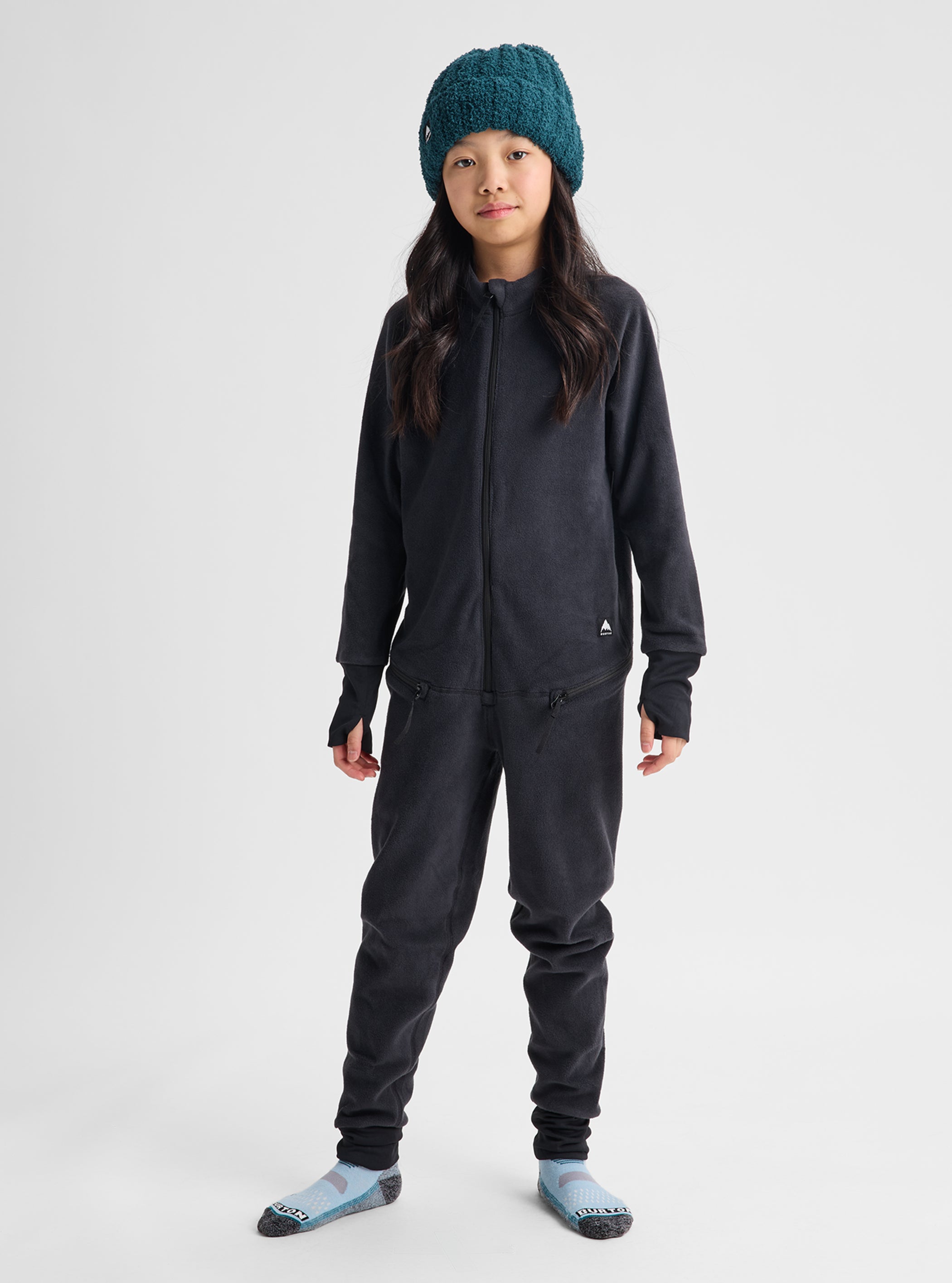 Product image of Kids' and Toddlers' Burton Fleece One Piece[Variant:True Black]