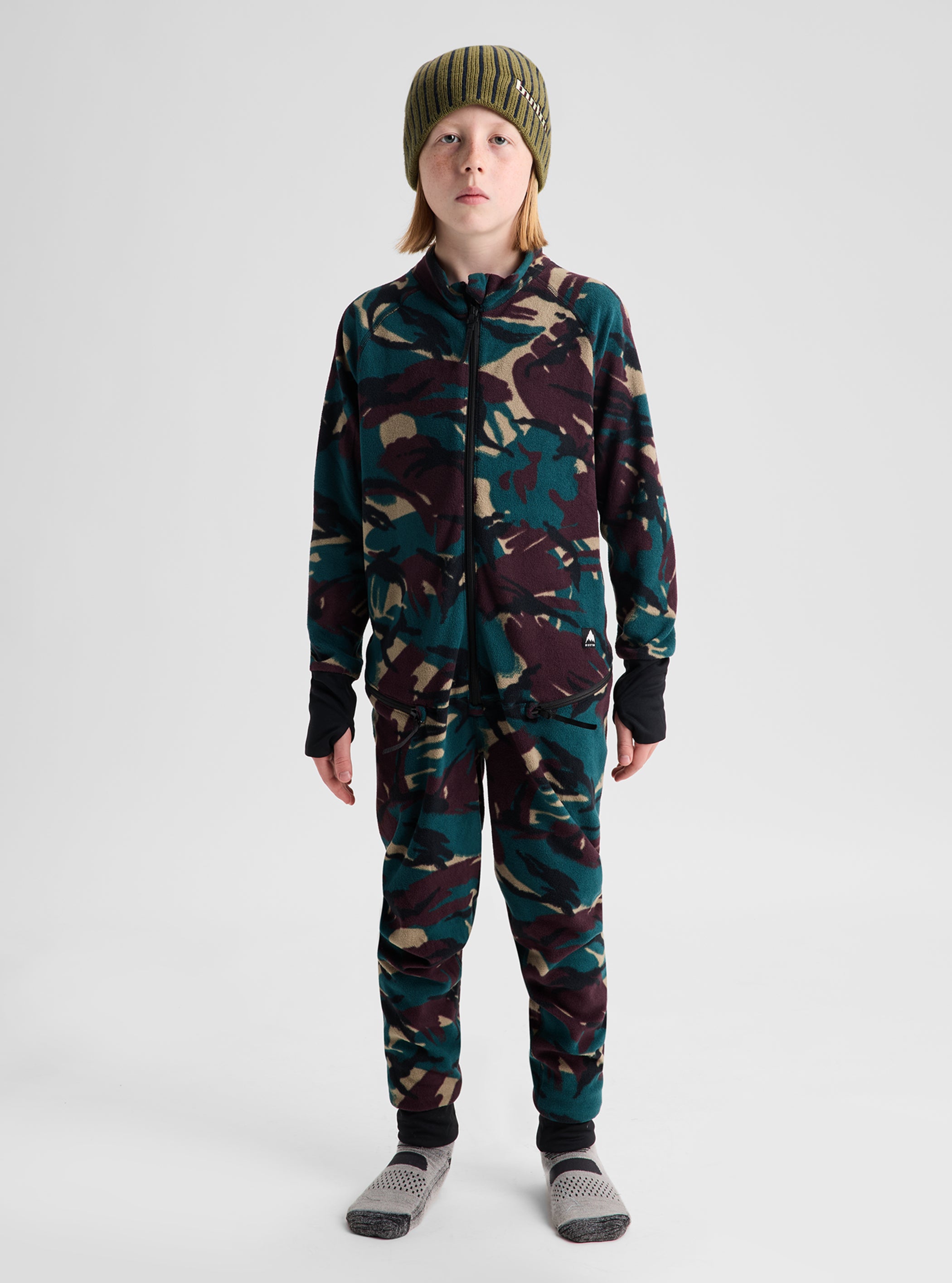 Product image of Kids' and Toddlers' Burton Fleece One Piece[Variant:Seersucker Camo]