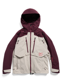 Product image of Women's Burton [ak] Swash Synthetic Insulated GORE-TEX 2L Jacket[Variant:Rum Raisin / Chinchilla Gray]