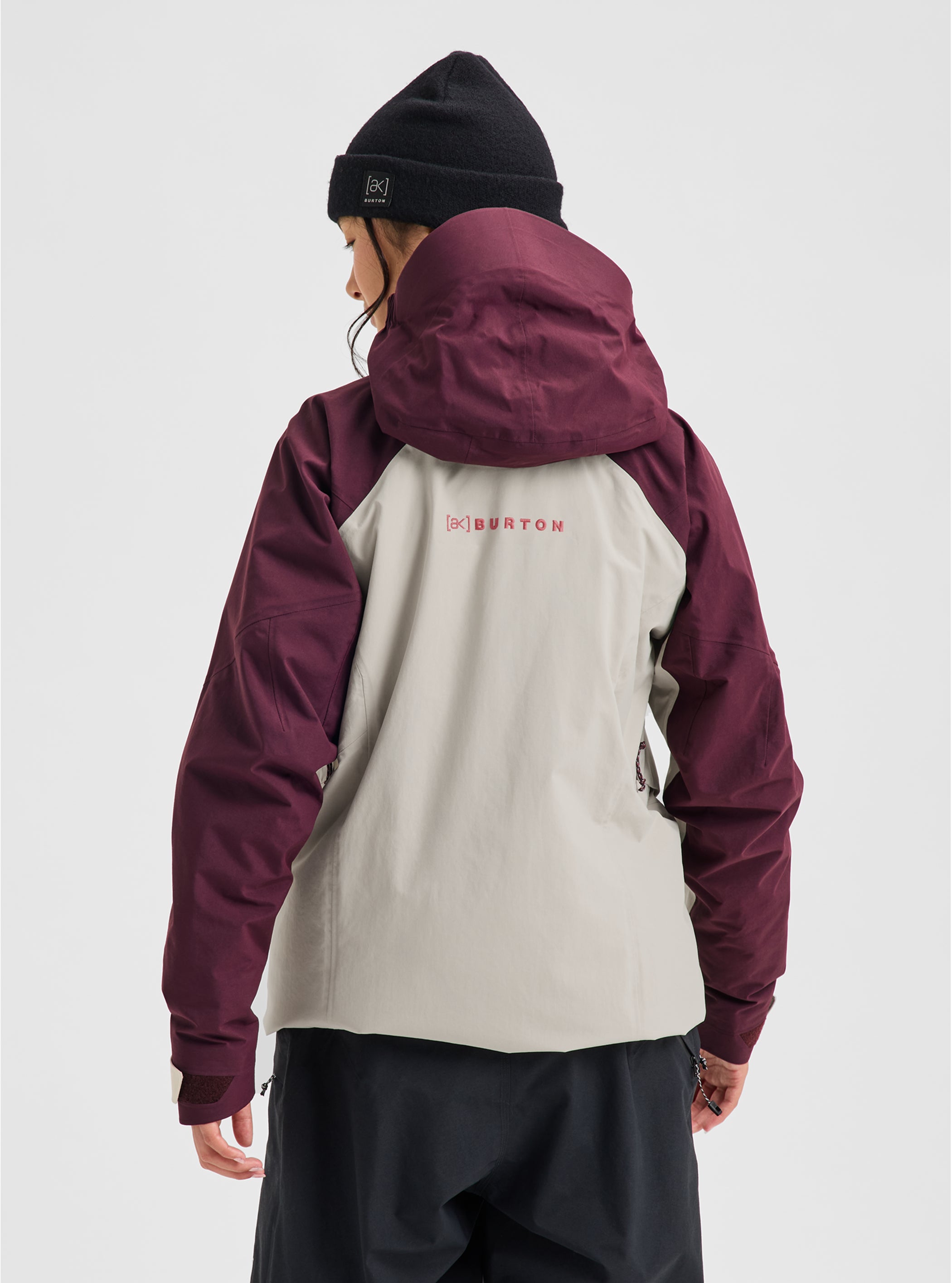 Product image of Women's Burton [ak] Swash Synthetic Insulated GORE-TEX 2L Jacket[Variant:Rum Raisin / Chinchilla Gray]