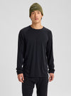 Product image of Men's Burton Merino Blend Midweight Base Layer Crew[Variant:True Black]