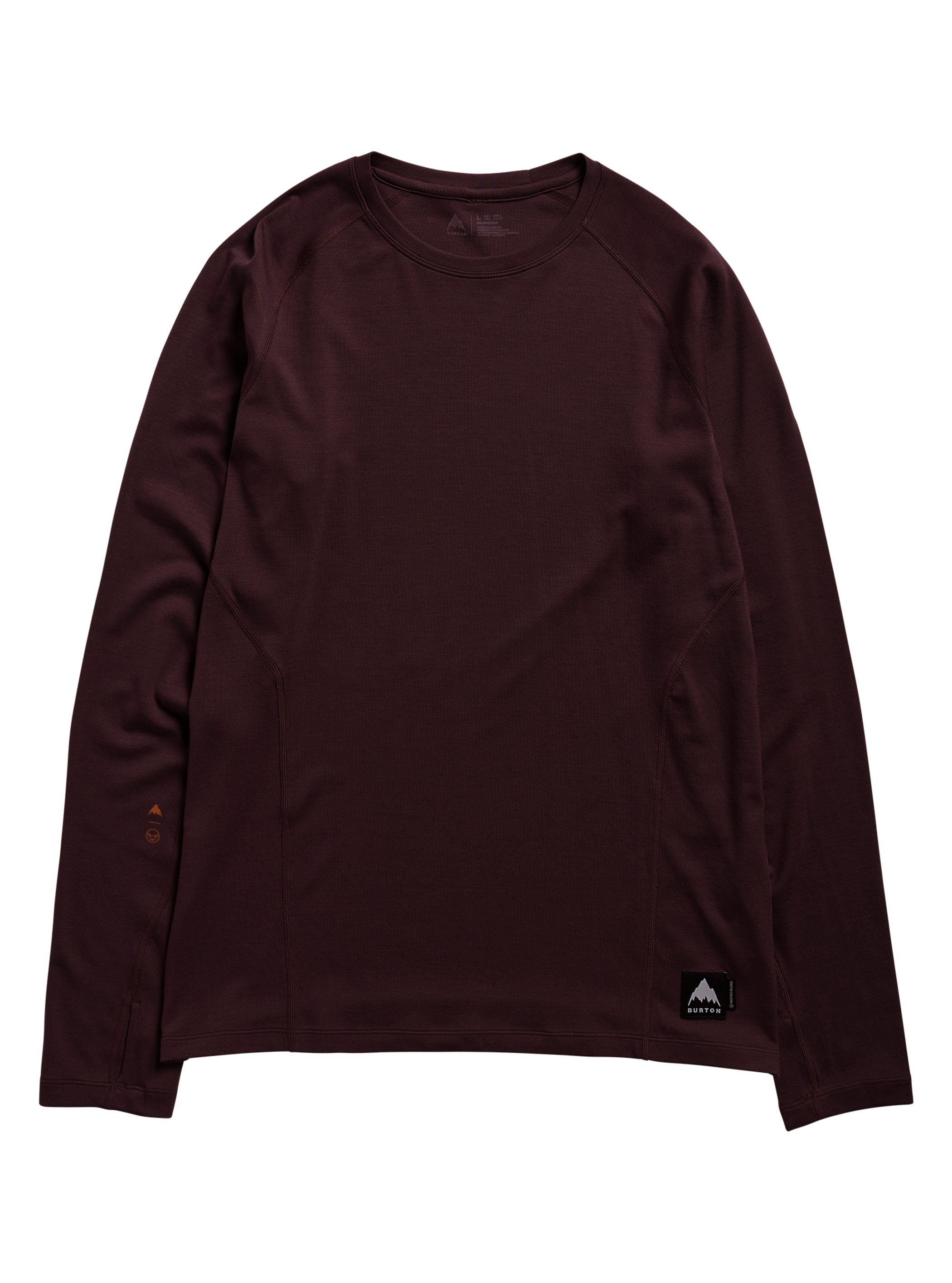 Men's Burton Merino Blend Midweight Base Layer Crew