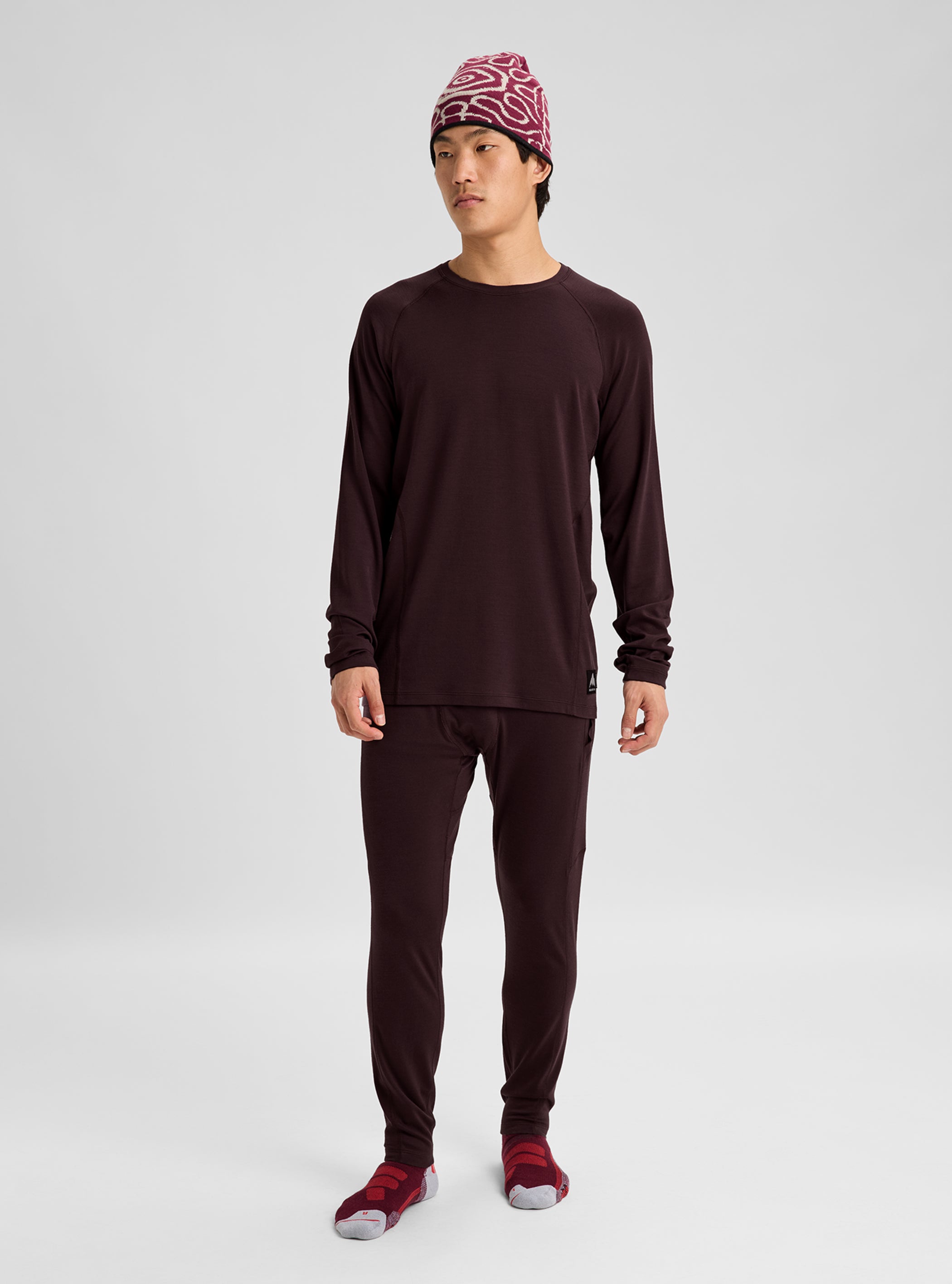 Men's Burton Merino Blend Midweight Base Layer Crew