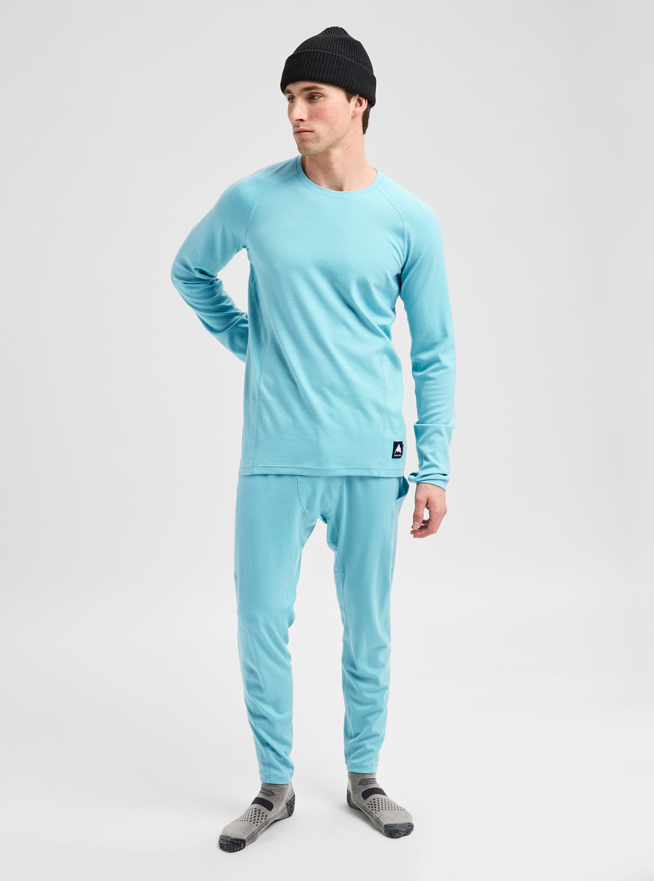 Men's Burton Merino Blend Midweight Base Layer Crew