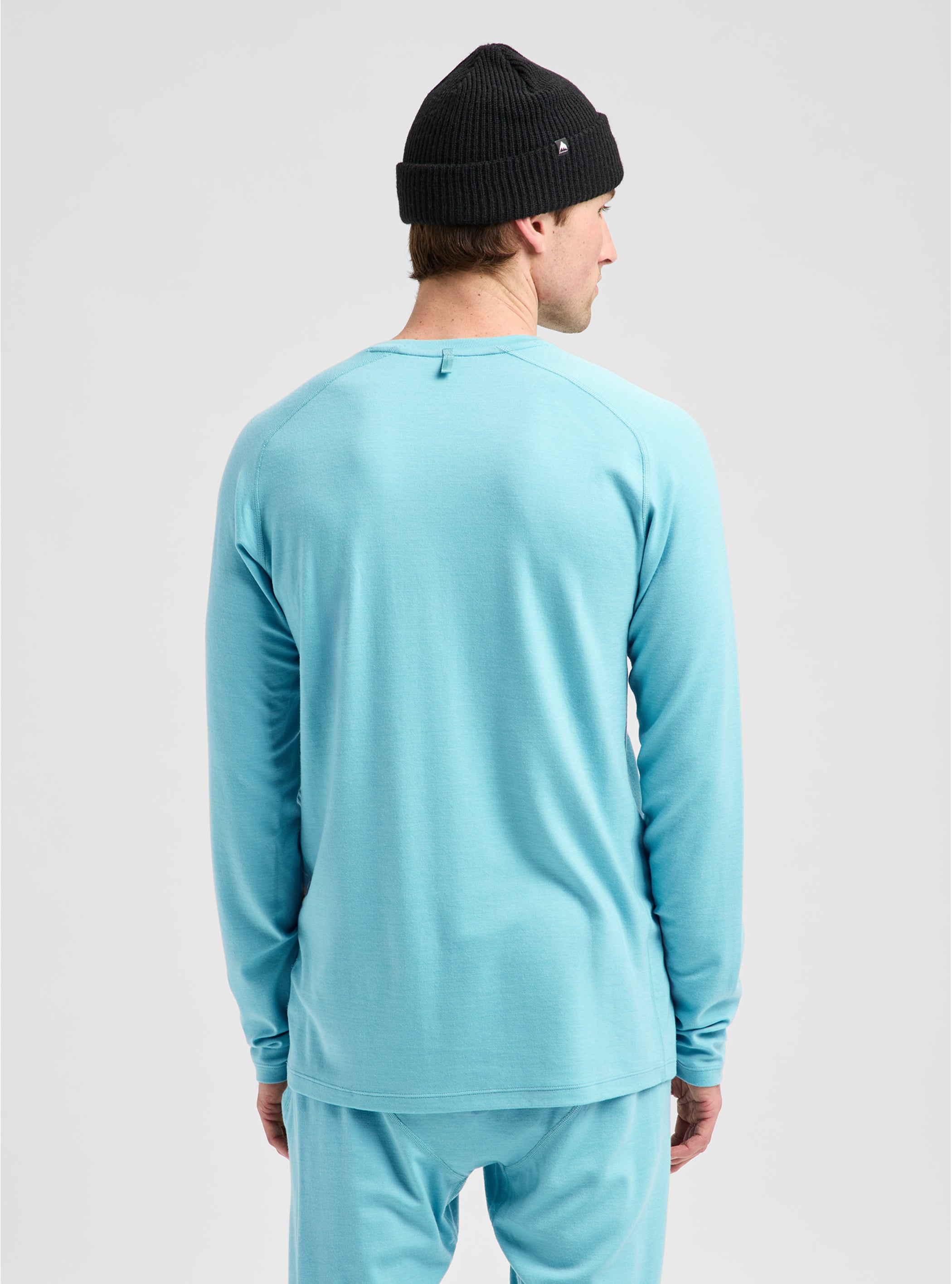 Product image of Men's Burton Merino Blend Midweight Base Layer Crew[Variant:Mineral Blue]