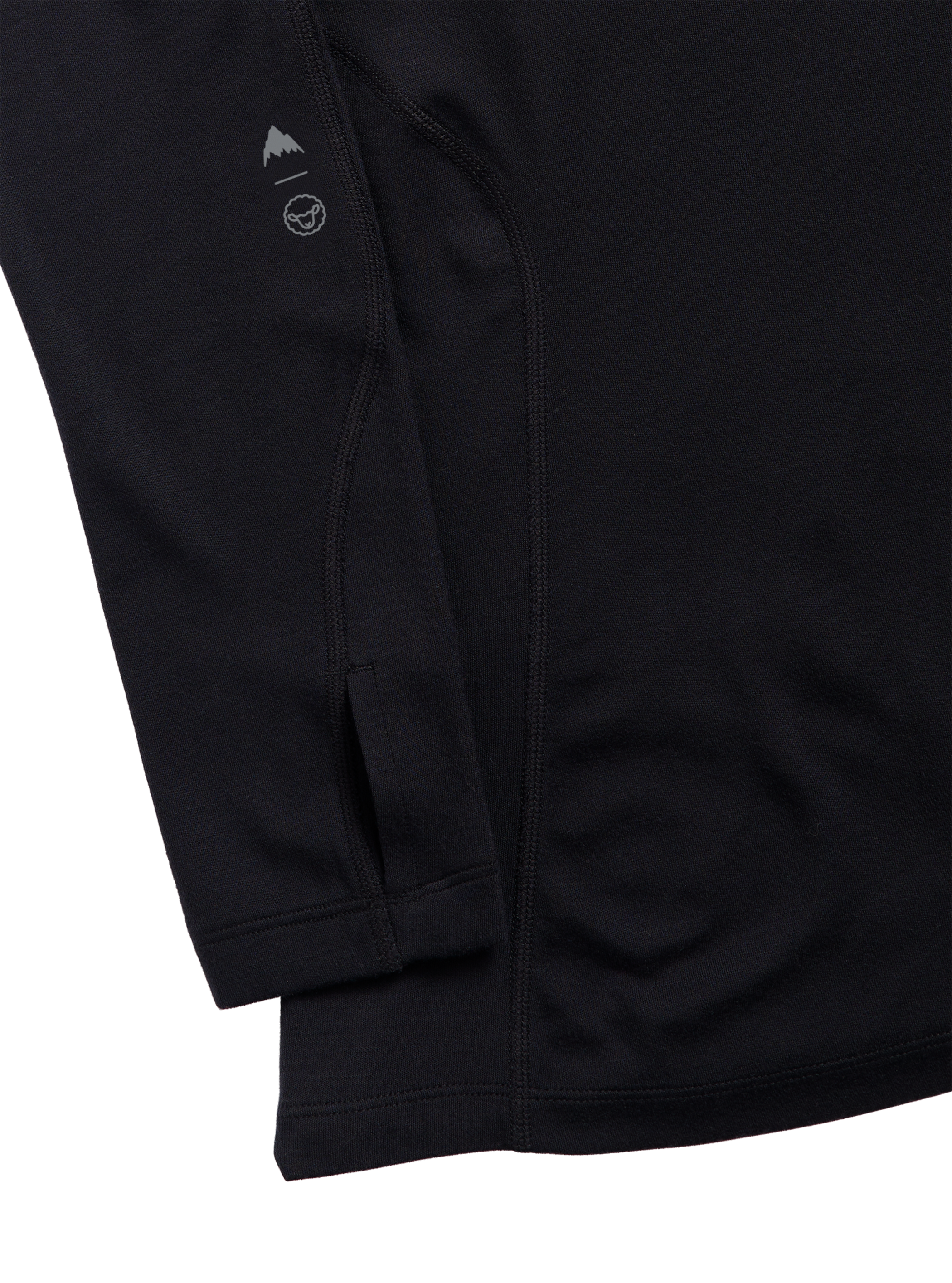 Product image of Women's Burton Merino Blend Midweight Base Layer Crew[Variant:True Black]